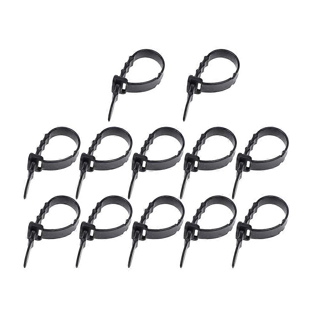 Cord Organizers 12Pcs Black Silicone Holders Ideal For Students And Professionals To Manage USB Cables