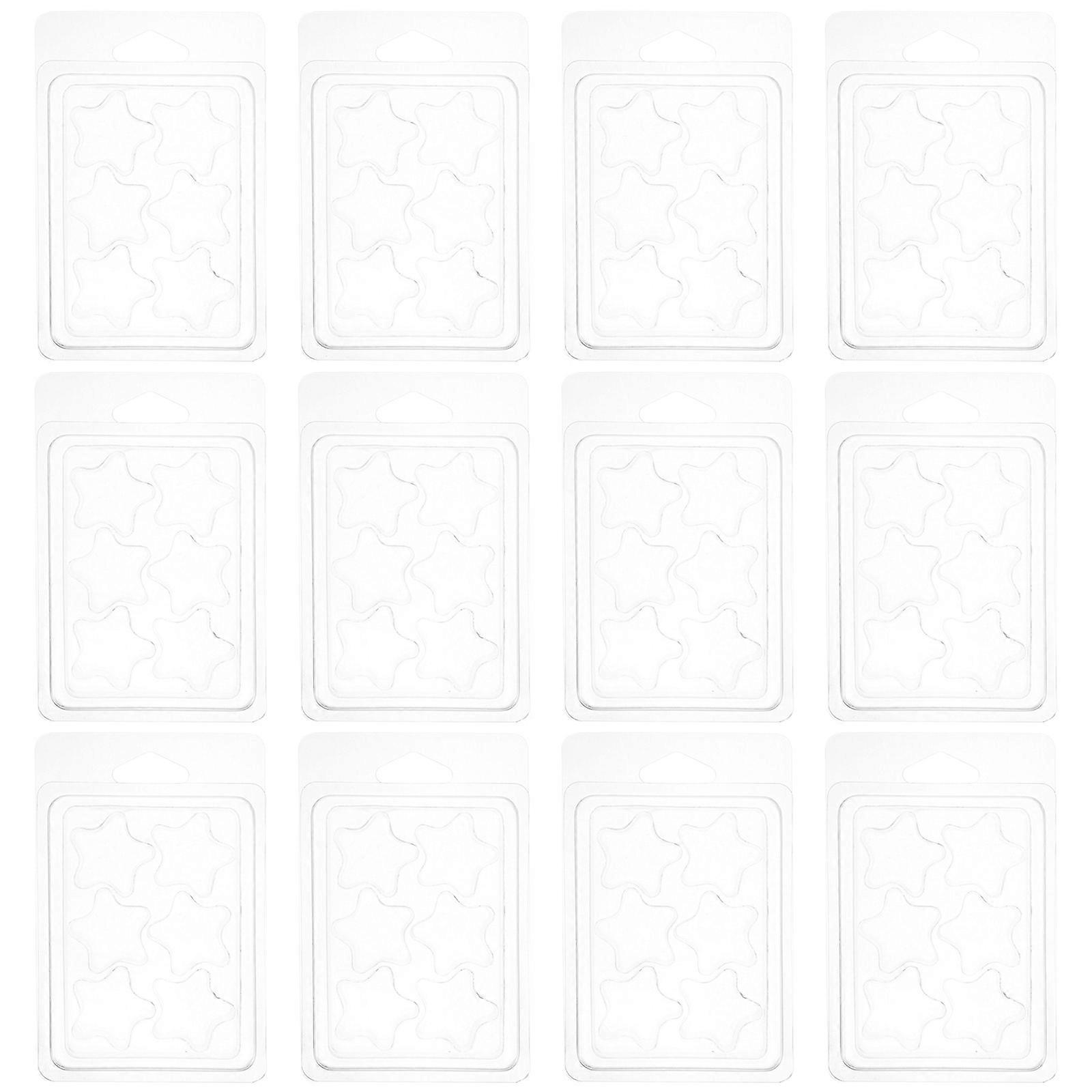 Transparent Plastic Candle Making Molds with Hanging Hole for Easy Storage and Access 50 Pieces