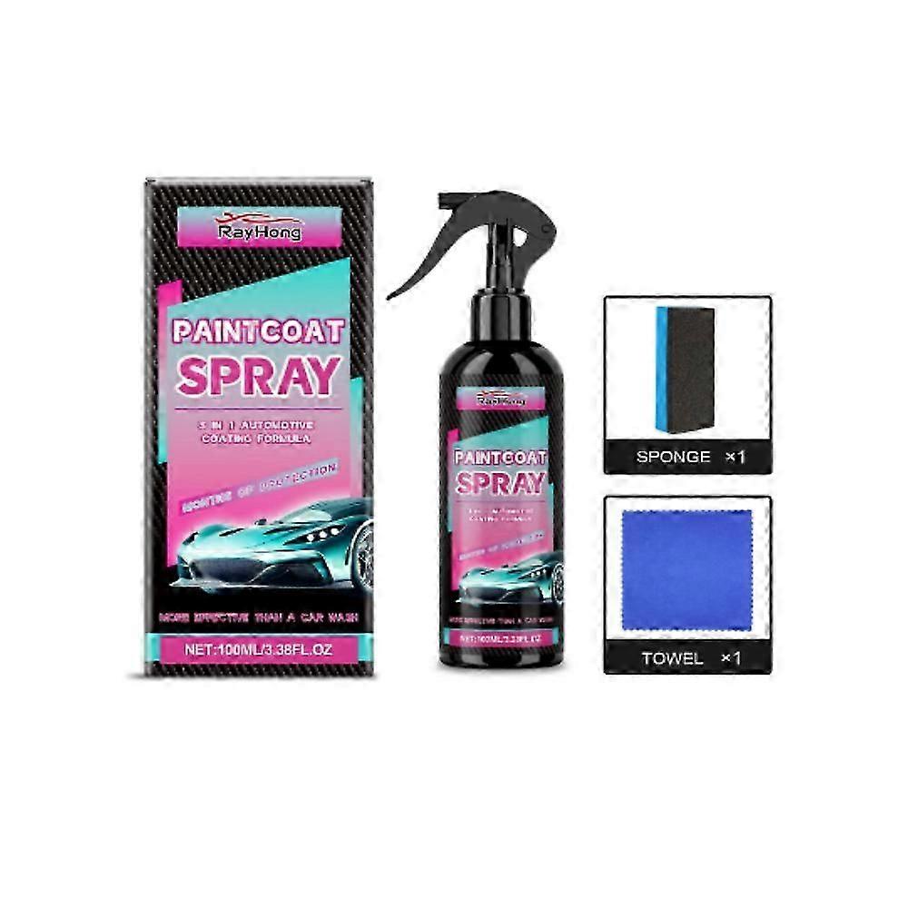 3 in 1 Ceramic Car Coating Spray, 2025 Upgrade Multi-Functional Coating Agent