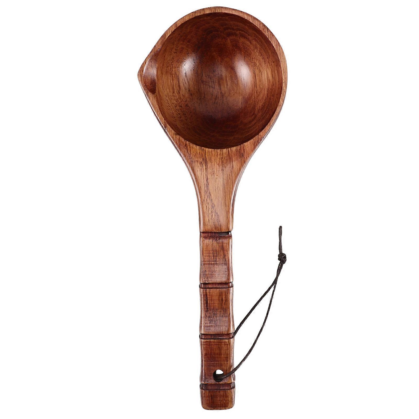 Durable Wooden Water Ladle with Versatile Uses,Enhancing Your Space's Aesthetic Appeal
