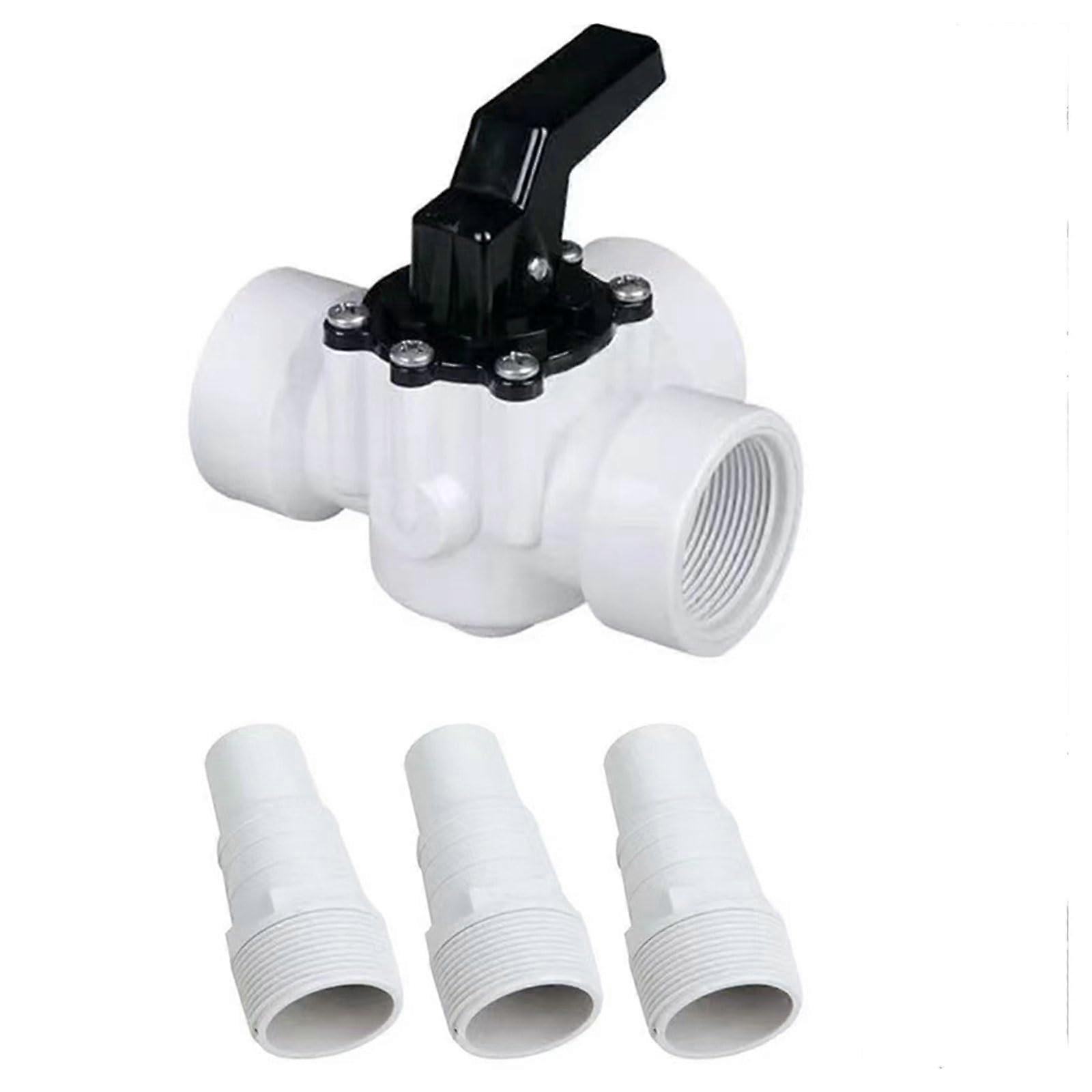 3Way Pool Valves Hose Connections 3Way Suitable Pool Pumps Accessories Pool Hose Adapter