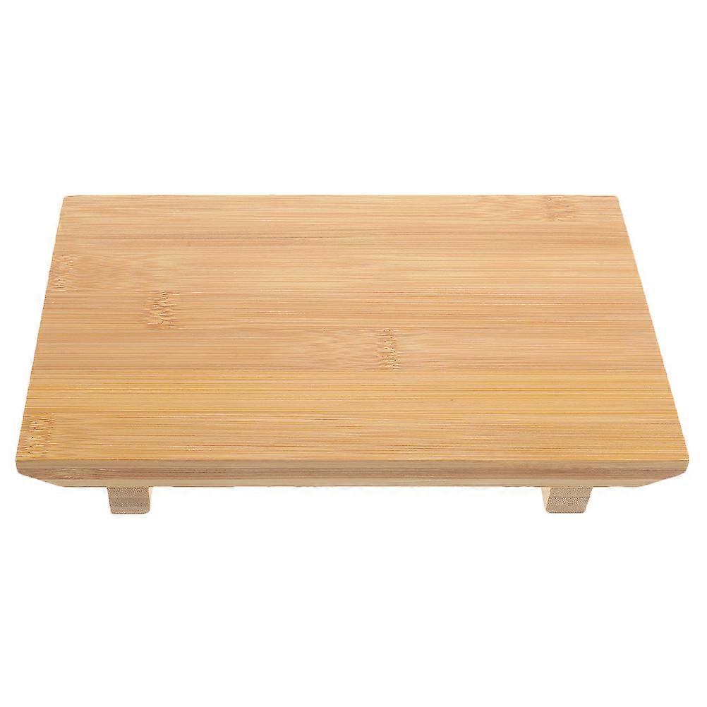 Serving Tray for Home Khaki Color Lightweight Safe Material Perfect for Sushi Snacks 10.24 x 7.87 Inches