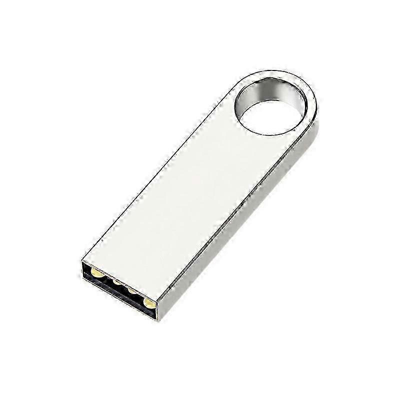64GB USB 2.0 Flash Drive, Silver Memory Stick for Computer & Data Storage