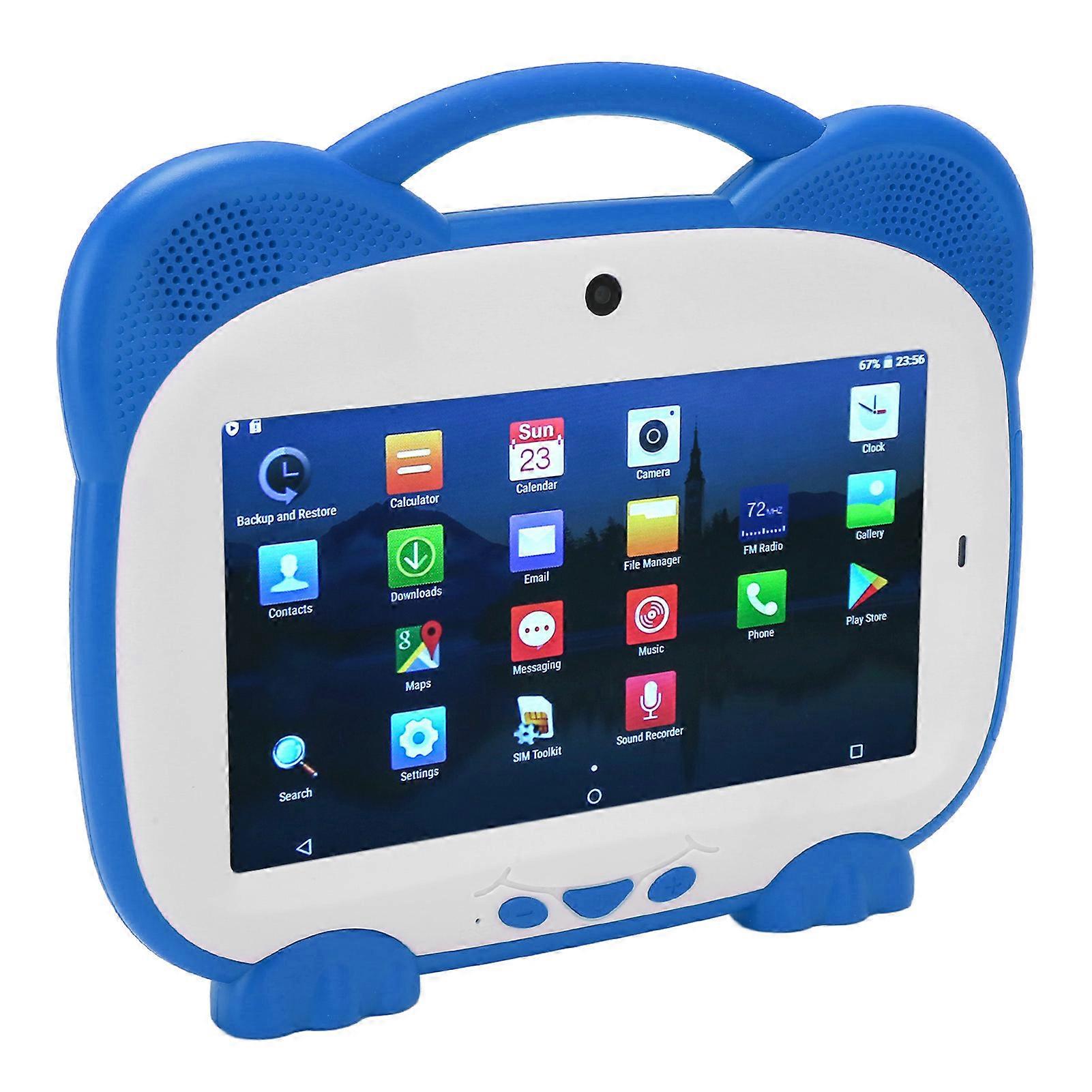 7 Inch Kids Touch Tablet for Android 10.0 Support Bluetooth WiFi Quad Core 5500mAh Children Tablet