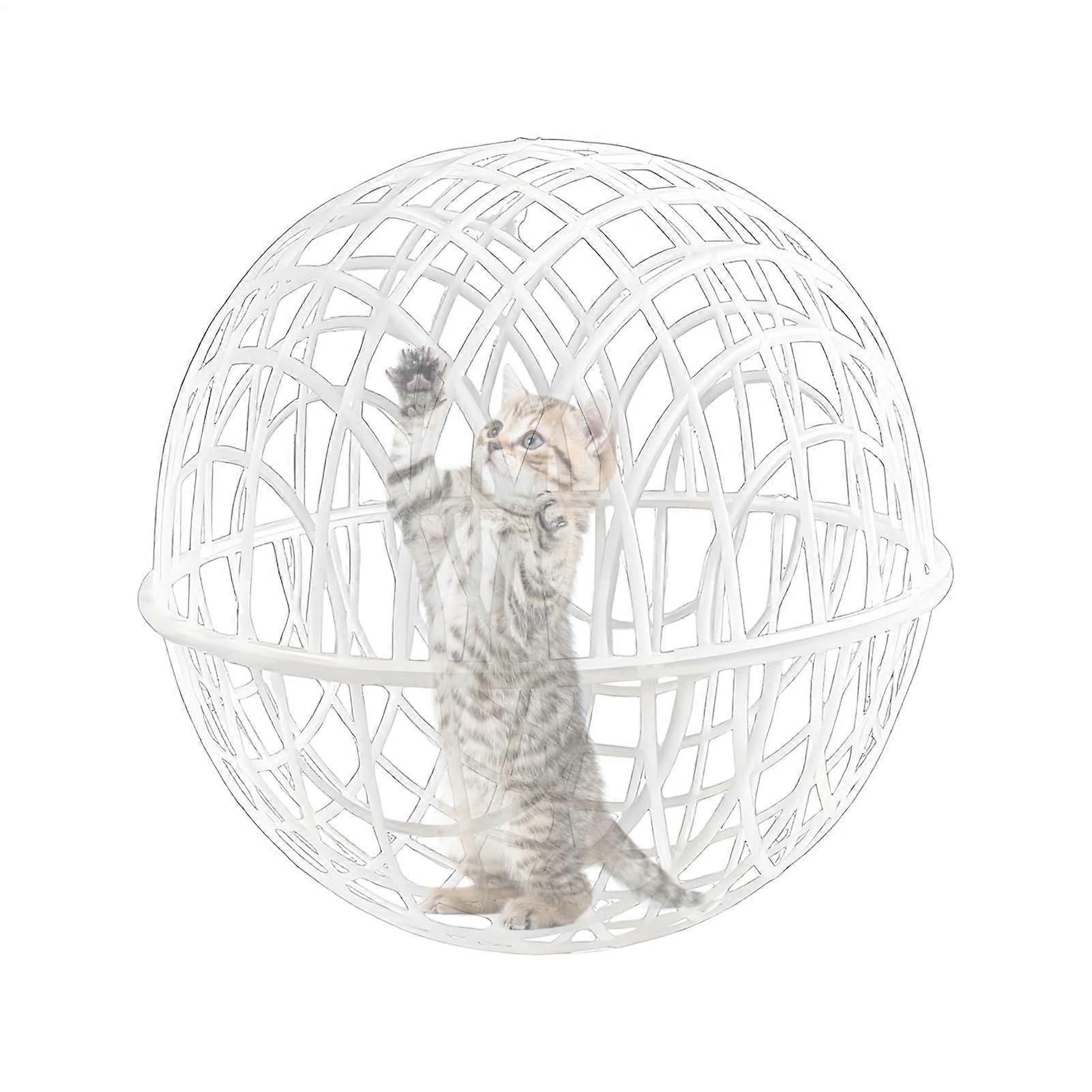 Chicken Ball Rolling Round Chicken Cage, Movable Safety Poultry Hutch, Feeding Net, Chick Enclosure For Rabbits Pets