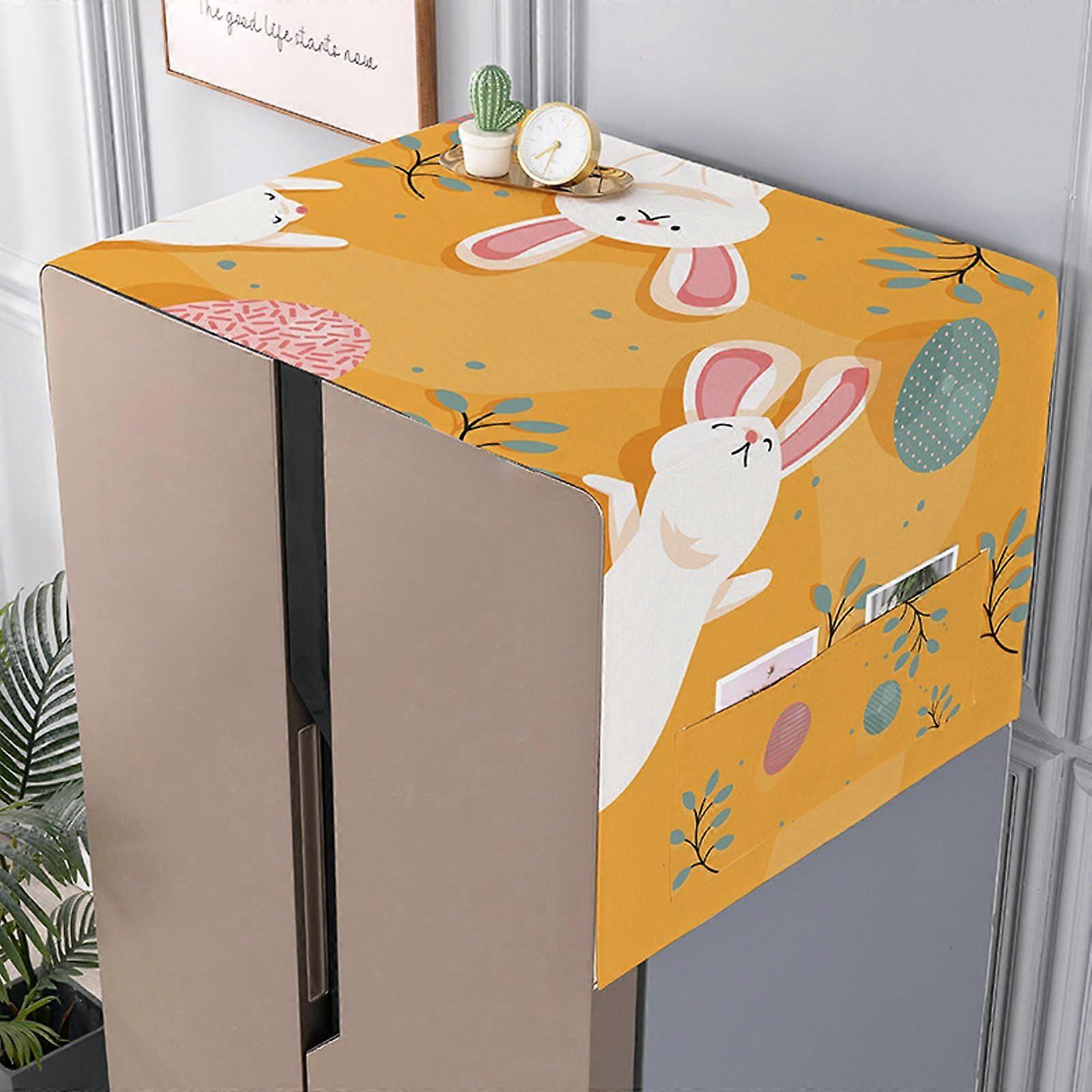 Refrigerator Cover, Dust Protector for Washing Machine, Microwave Ovens, M Style 65*170cm