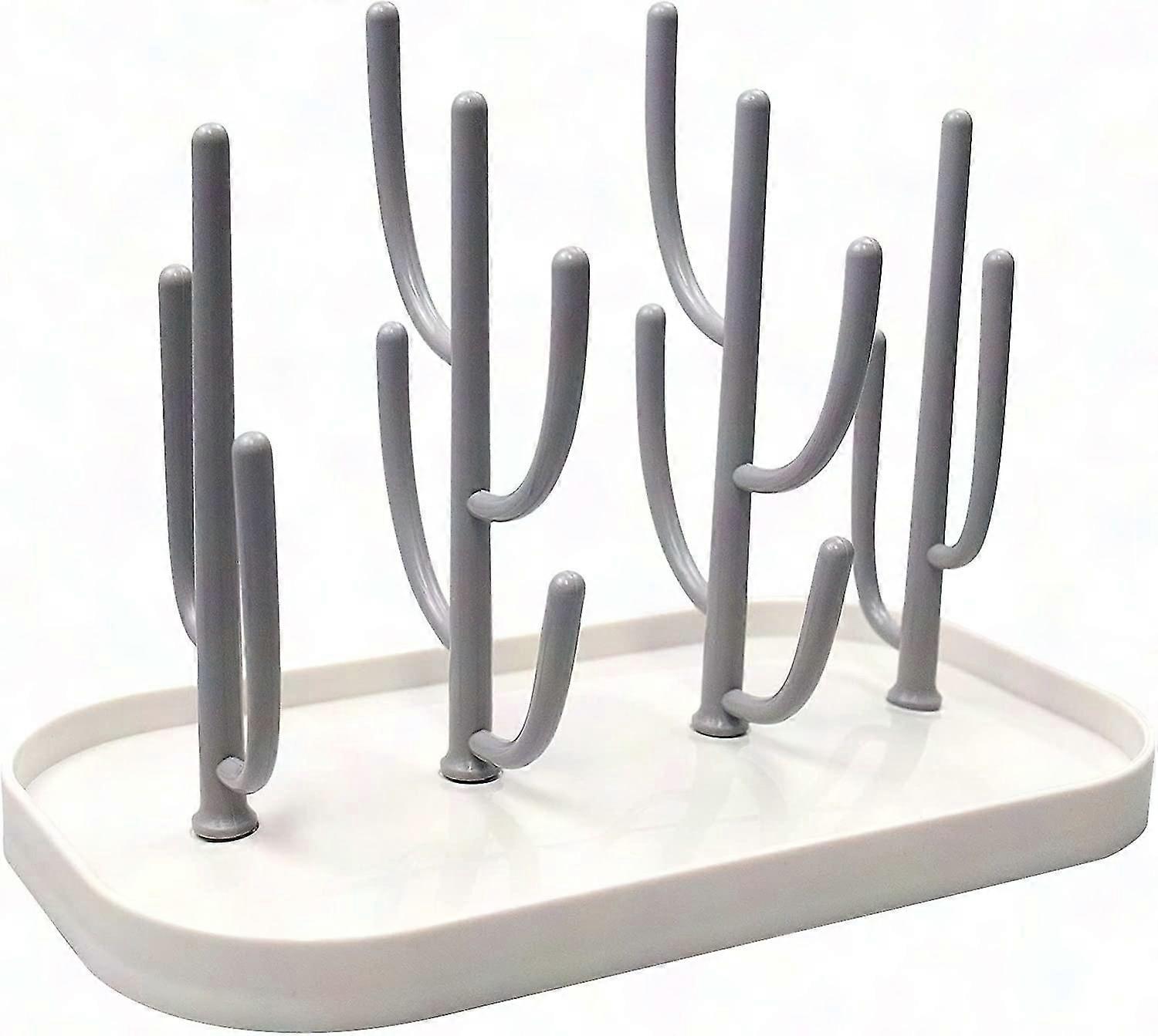 Baby Bottle Drying Rack with Removable Drip Tray - Tree Design for Bottles, Pacifiers & Accessories