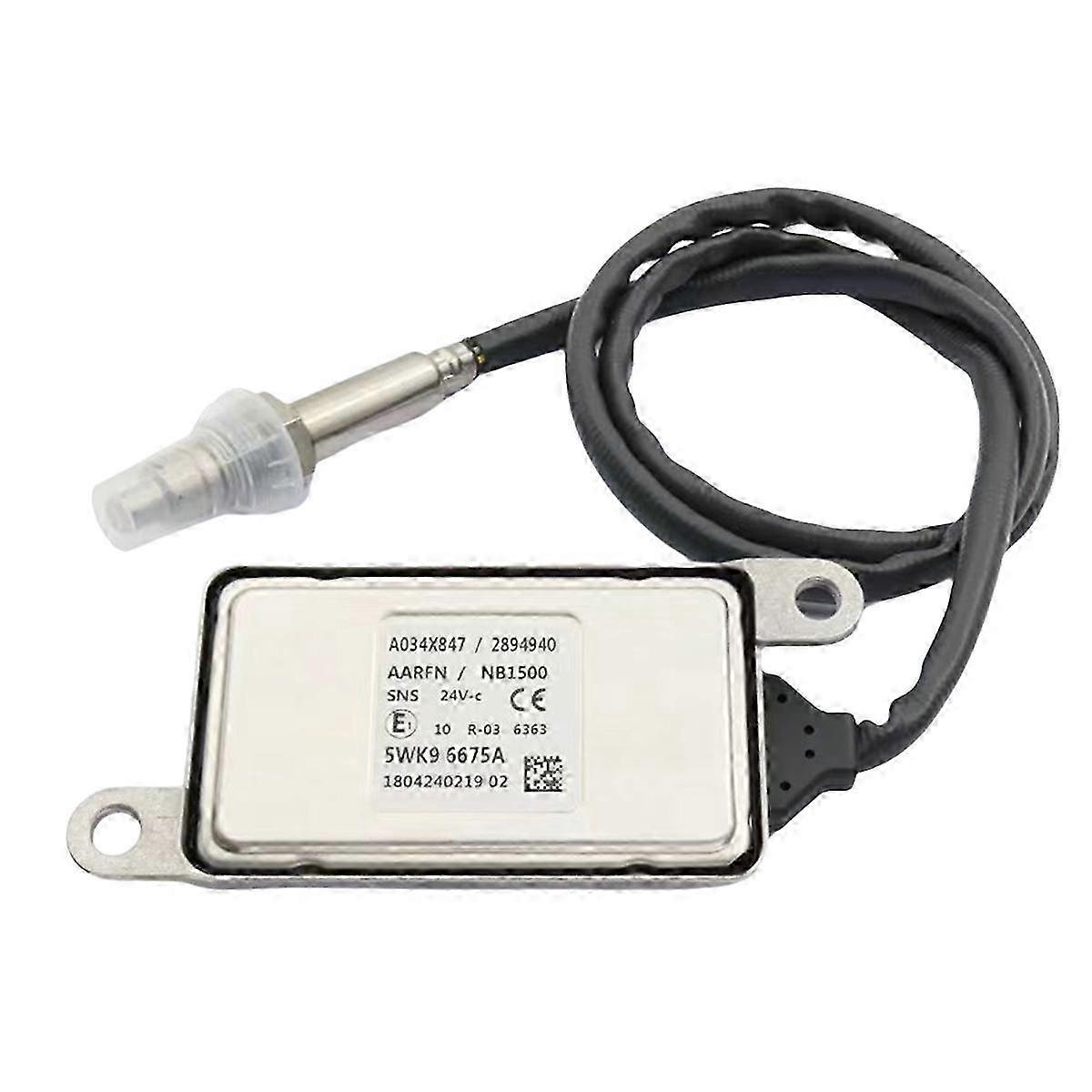 Truck Nitrogen Oxide Sensor 24V for ISBE 4B QSB ISF LF45 LF55 Euro 4/5 6 - Replacement Part 5WK96675A