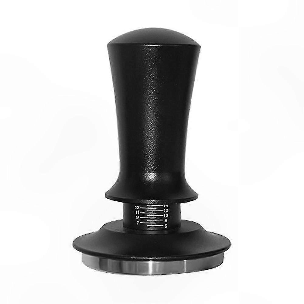 Adjustable Espresso Tamper with Scale, 51mm Coffee Press Tool for Consistent Force and Precision Brewing