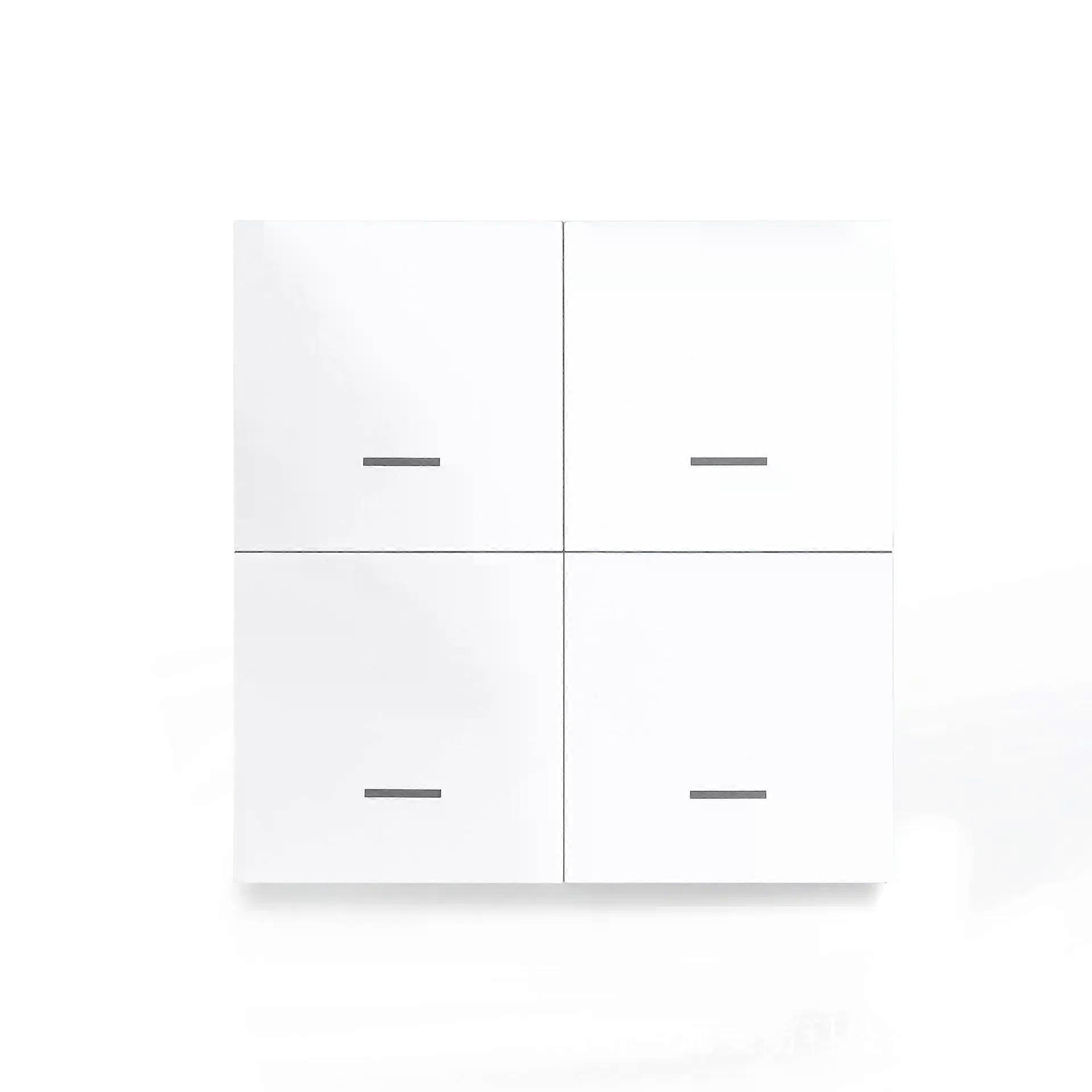 Tuya Smart ZigBee Switch 4 Gang Scenario 12 Scene Switch Push Button Controller Support DeCONZ Zigbee2mqtt Home Assistant