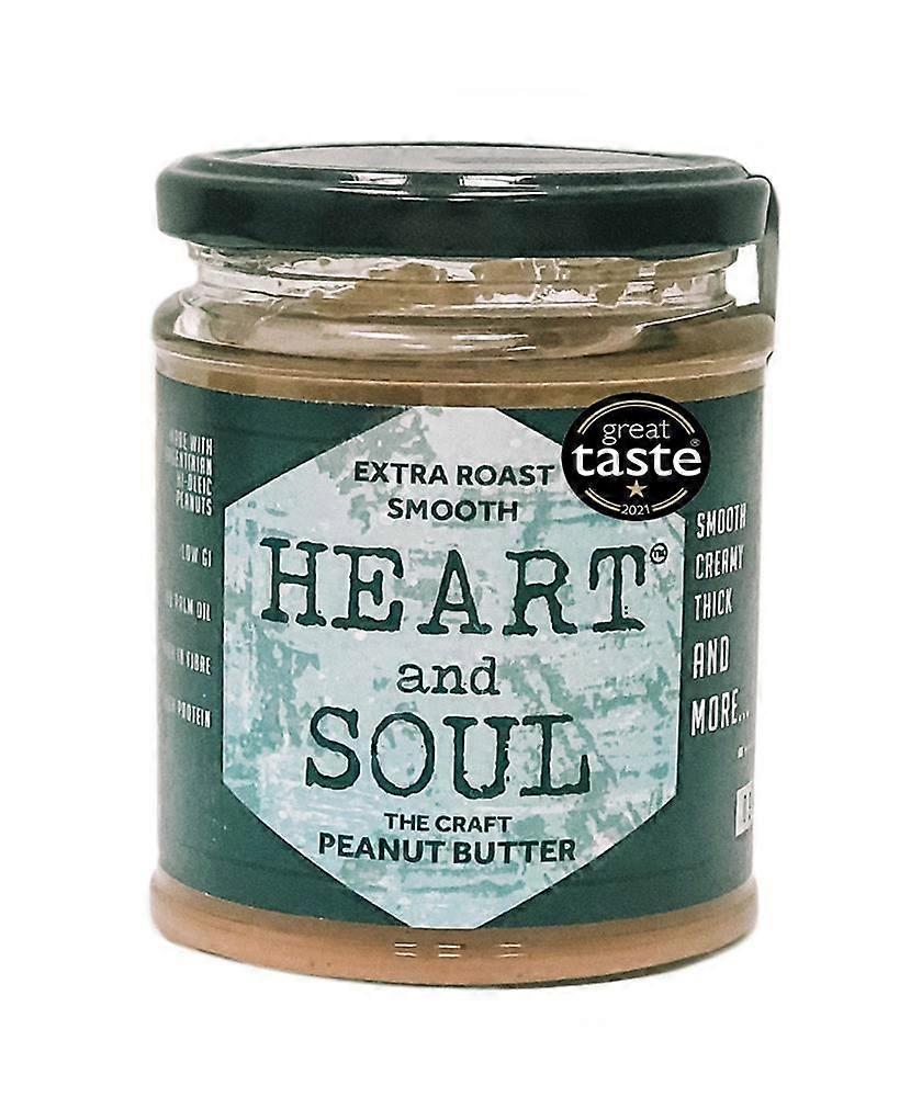 Heart and Soul Extra Roast Smooth Peanut Butter Jar 280g - 3 Pack
