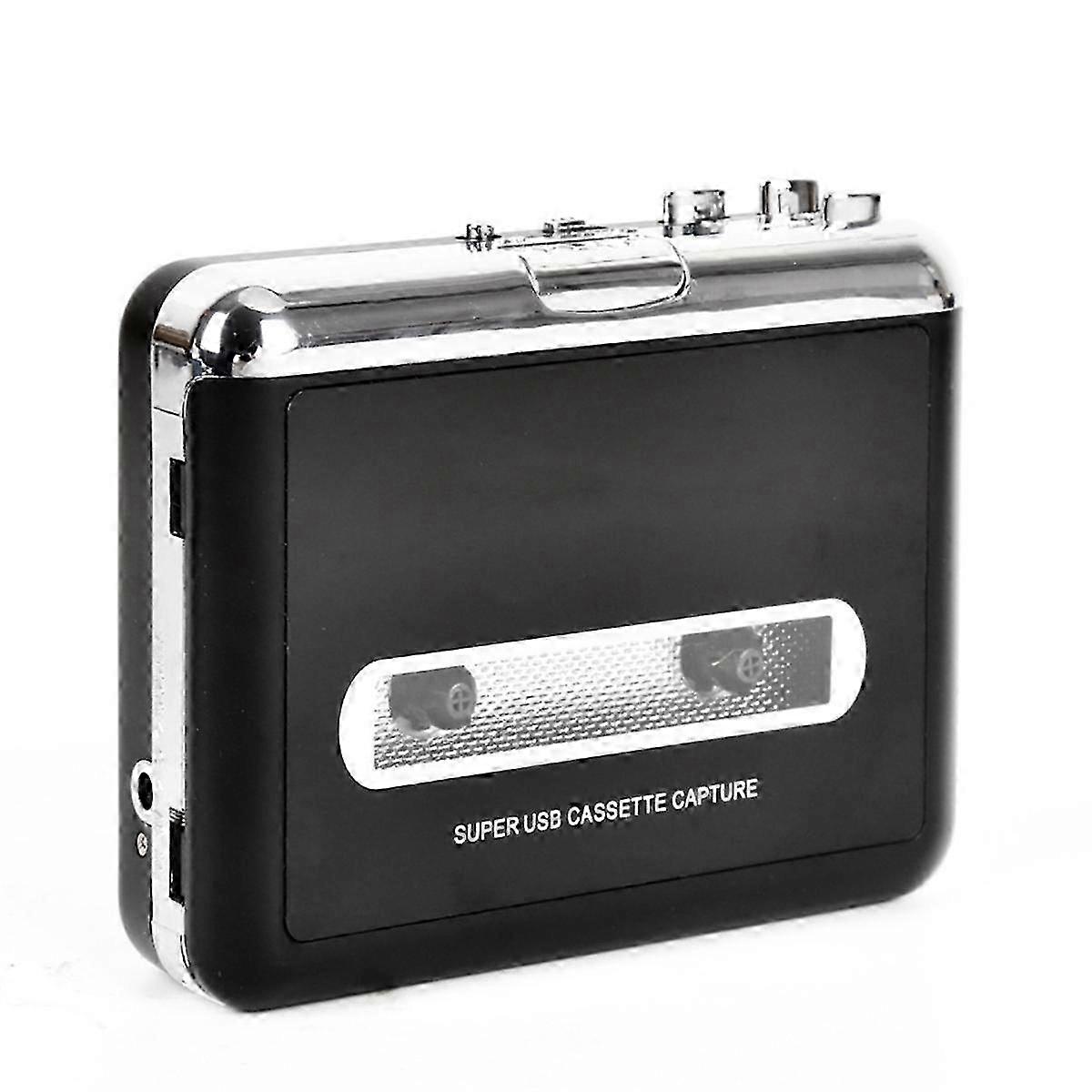 USB Cassette Player Tape to MP3 Converter Capture Recorder Cassette Audio Music Player to Mp3 with Loudspeaker