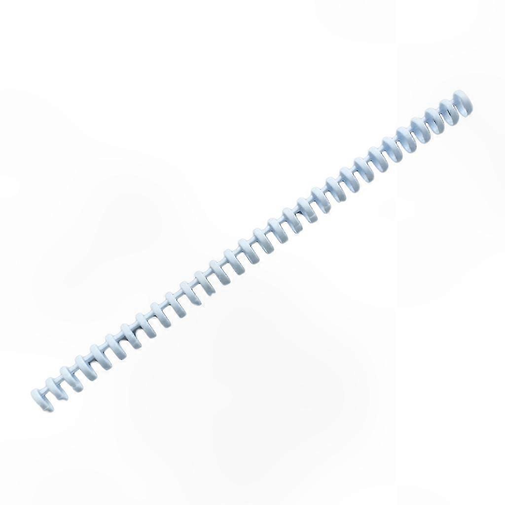 30-Ring Plastic Binding Coil with 0.59" Diameter for Document Organization