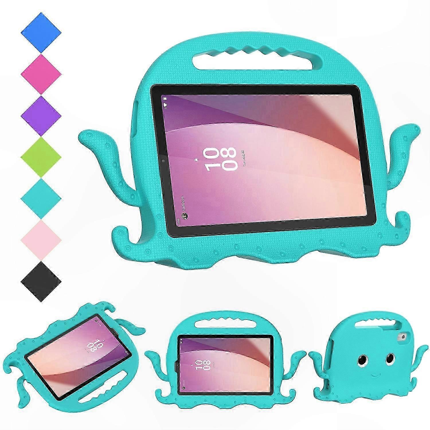 Octopus Design Hybrid Tablet Case with Protective Strap for PC and EVA Devices