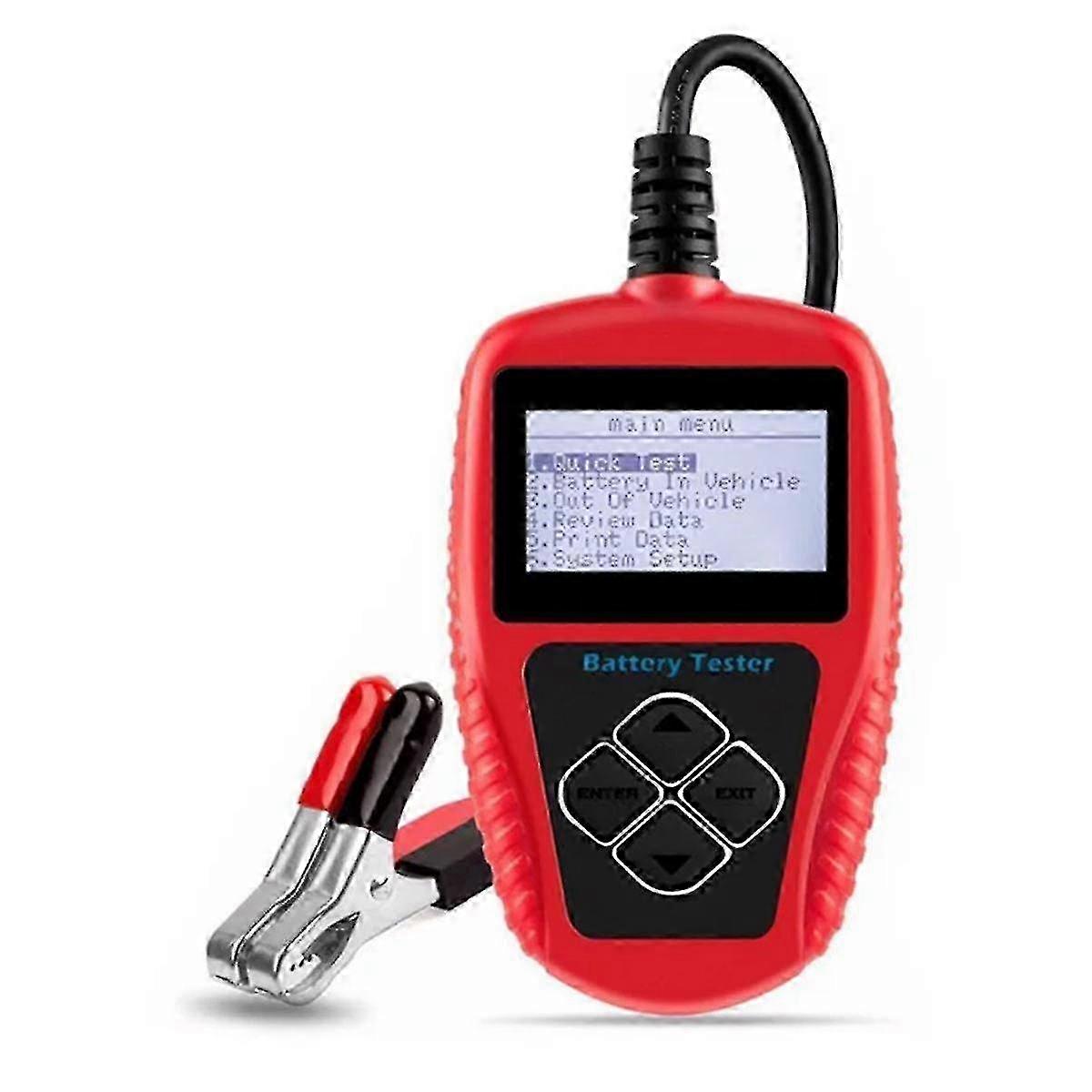 Ba101 Car Battery Tester 12V 100-2000CCA Auto Load Analyzer Nordic Version PK KW208 System Detect