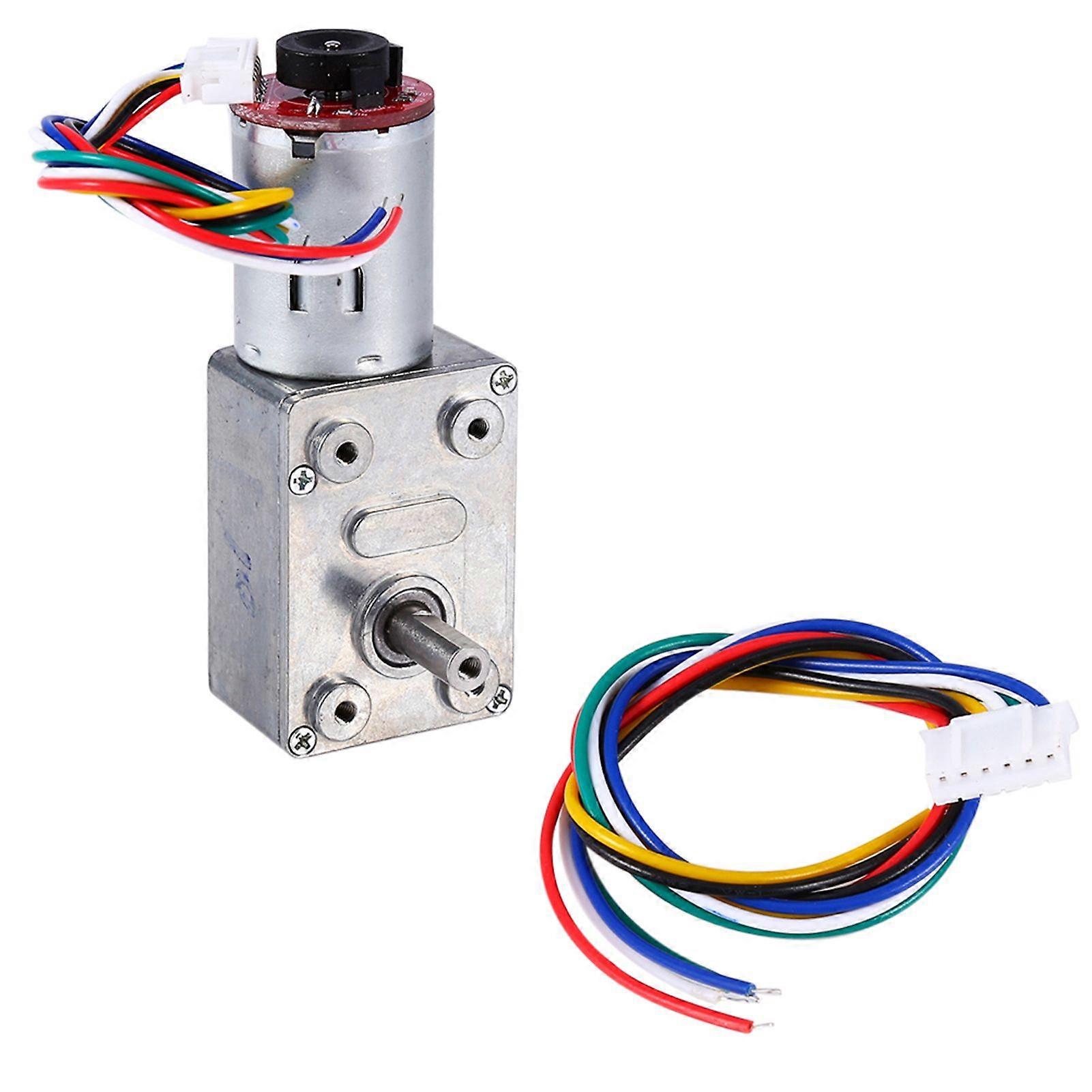 Gear Box High Torque Geared Motor Reduction Motor with Encoder Srong Self locking(10RPM)