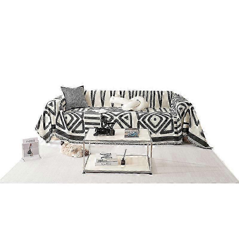 Boho style sofa cover dog black sofa sofa cover 180*130CM