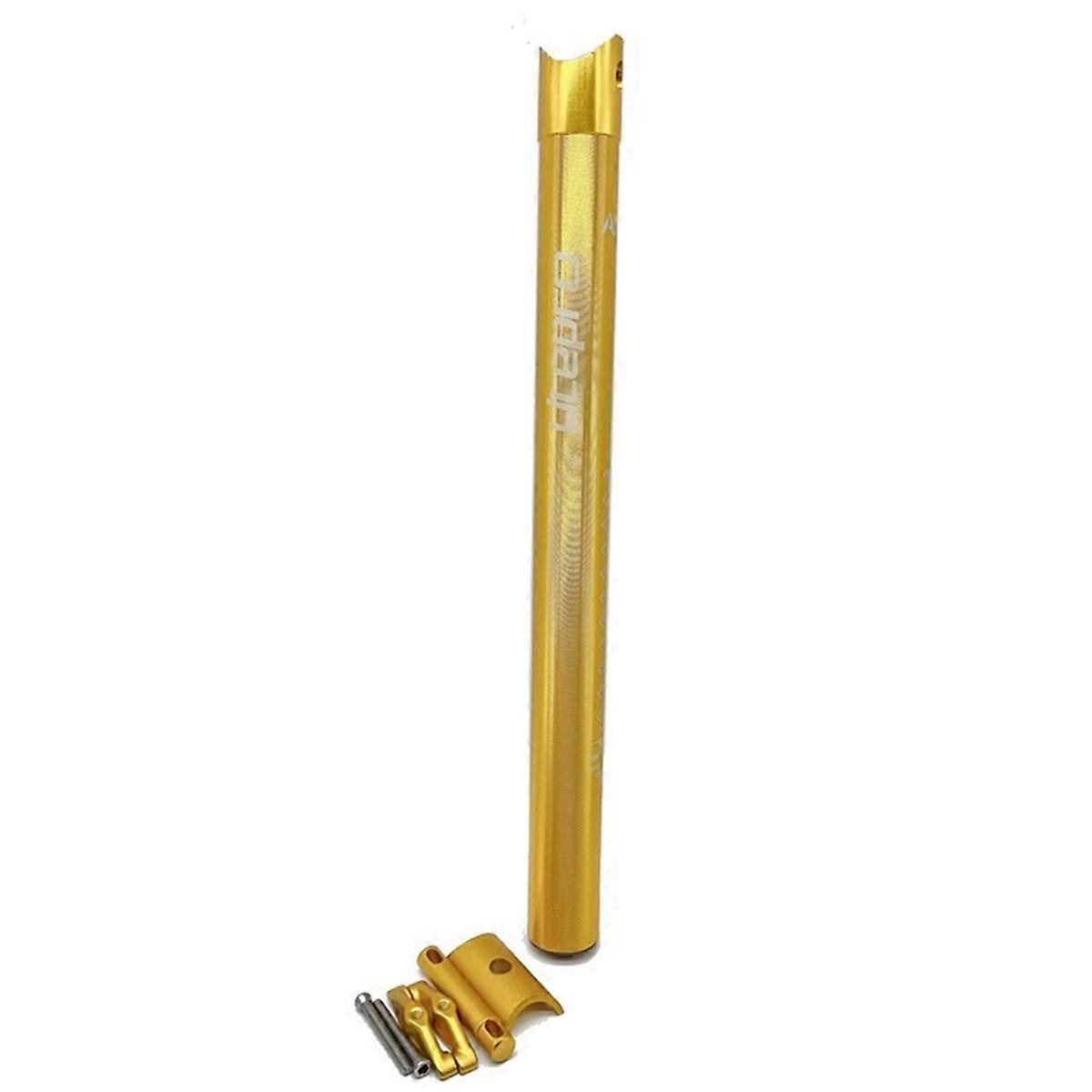 Folding Bike Seat Post Aluminum Alloy Bike Seat Post 33.9X400mm Gold