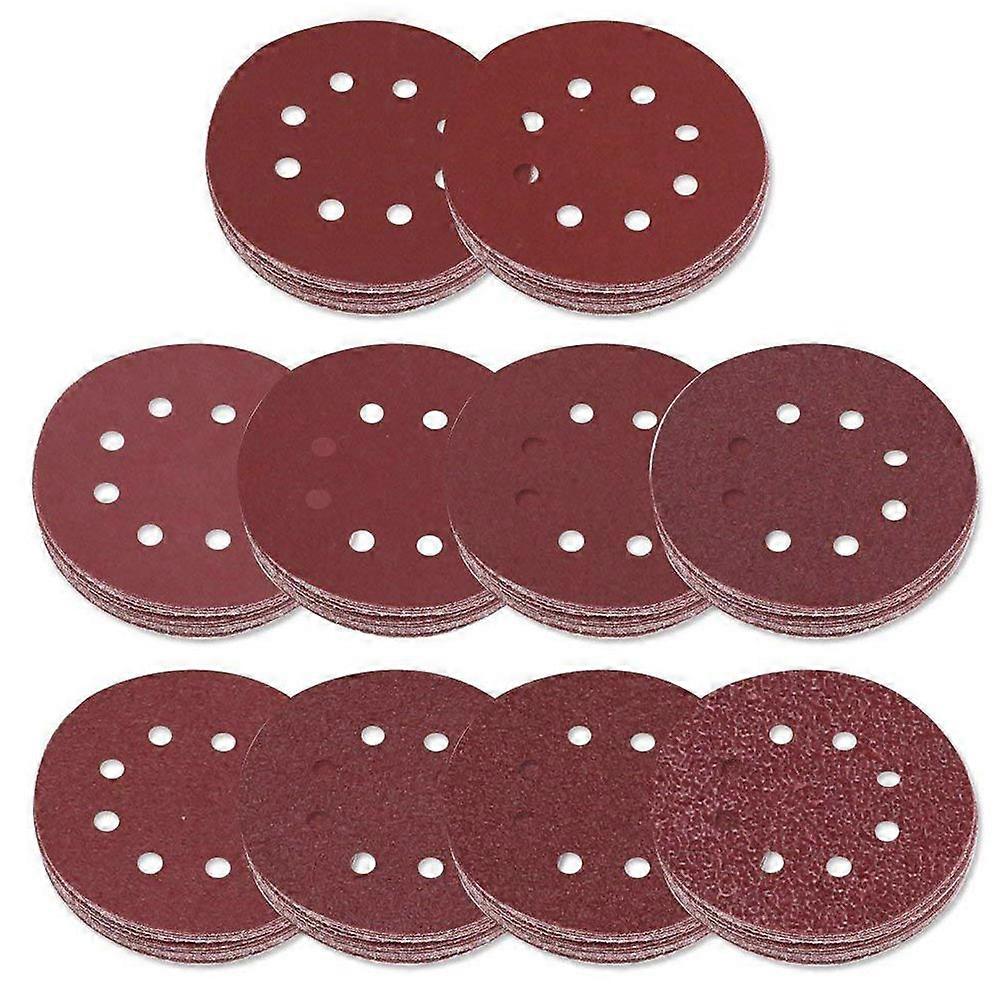 Sanding Discs Round Sandpaper Disk Industrial Applications 5 Inch Finishing 25Pack