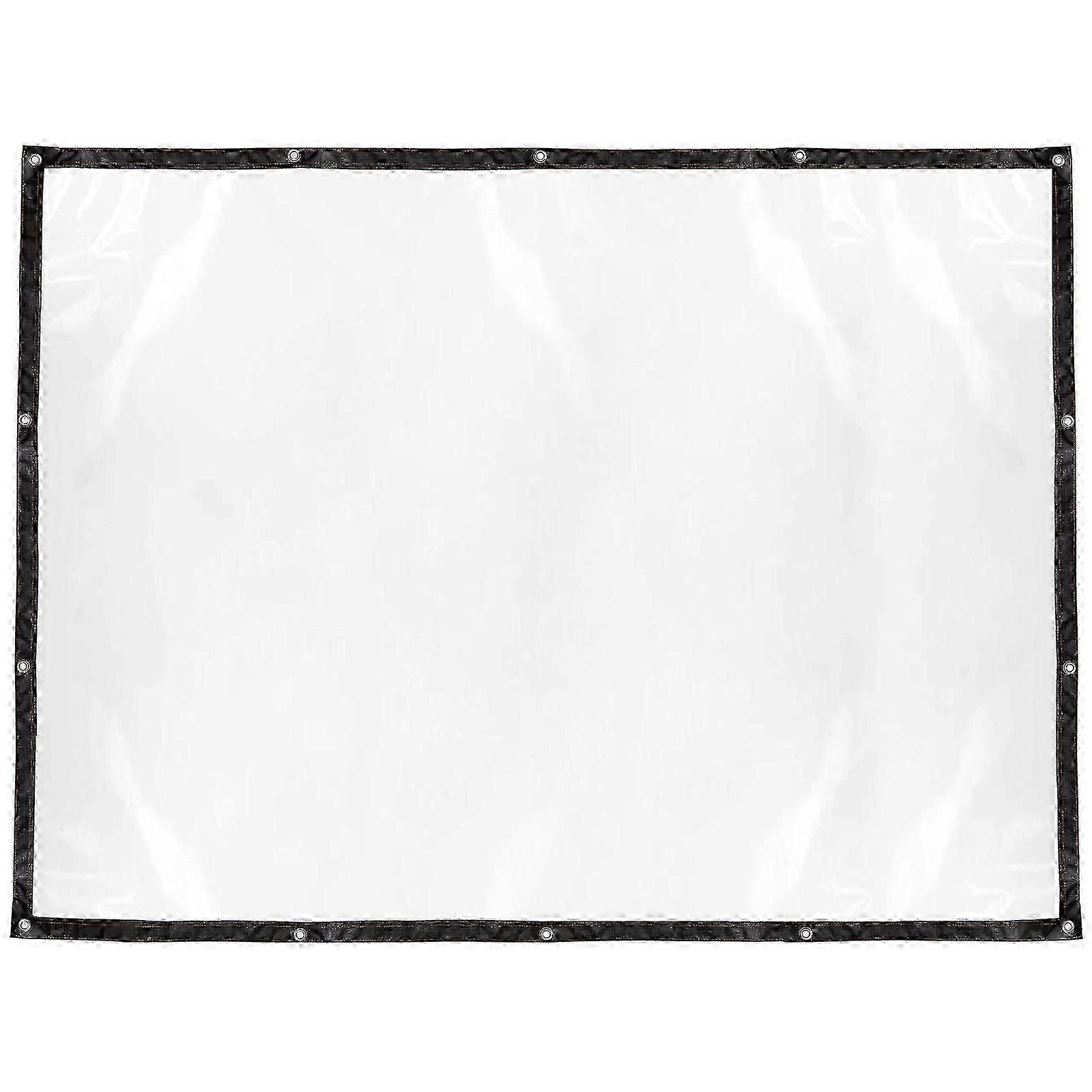 Lona de PVC impermeable transparente resistente para cubierta de suelo de patio