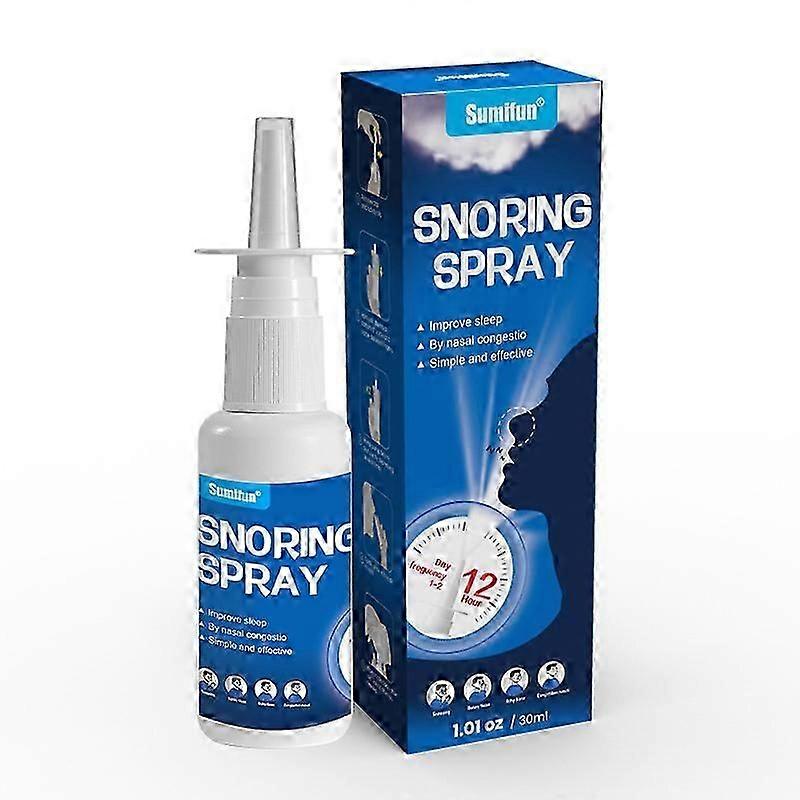 Anti Snoring Spray, Anti Snoring Nose Spray 30 ml, Natural Stop Snoring Spray, Effective Snoring Relief, Improves Breathing, for Better Sleep