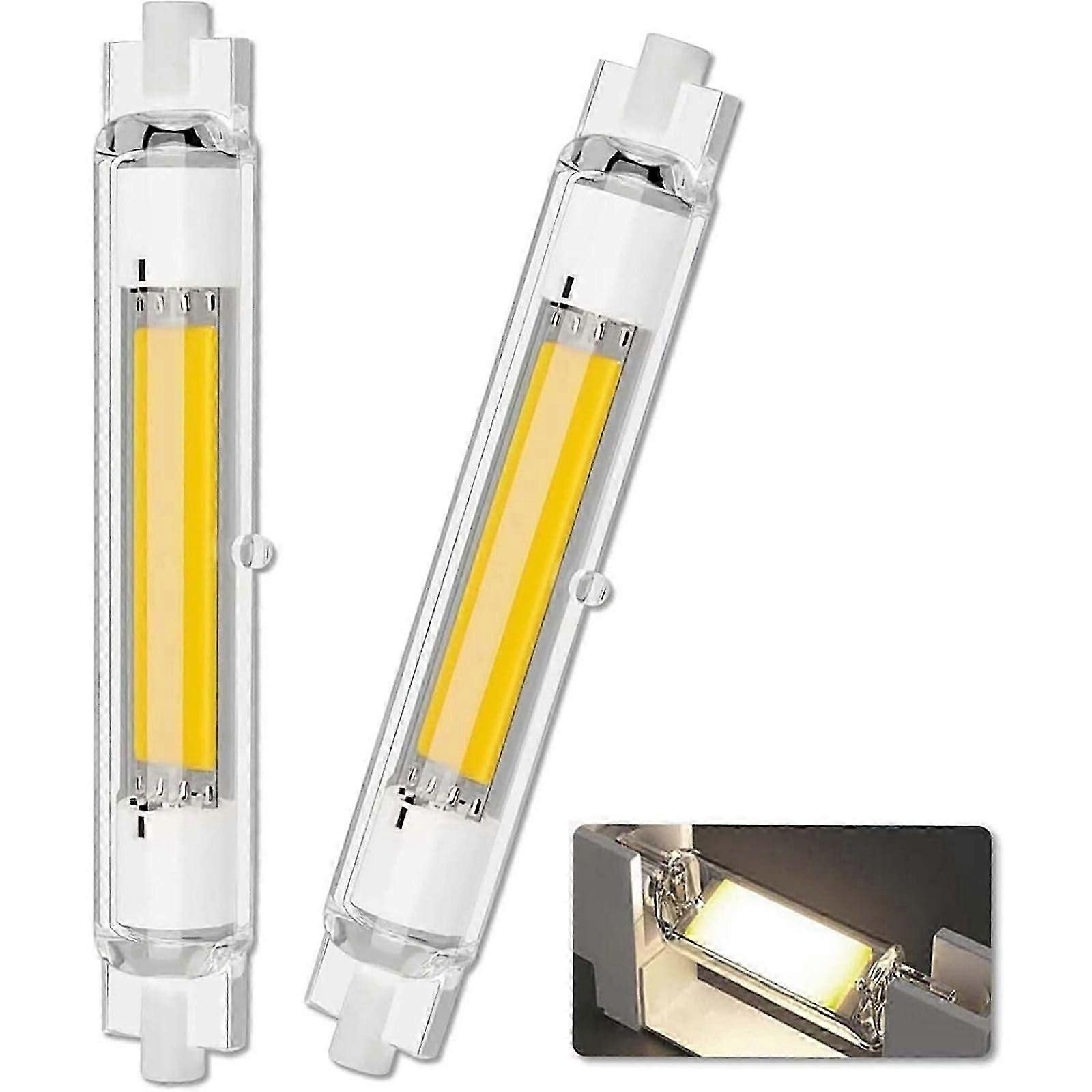 R7s Led 118 Mm 30 W Dimmable Lamp, R7s 118 Mm 30 W Led Cob Bulb Replaces Halogen Lamp, 4000 K, 3000 Lm, 220 V240 V