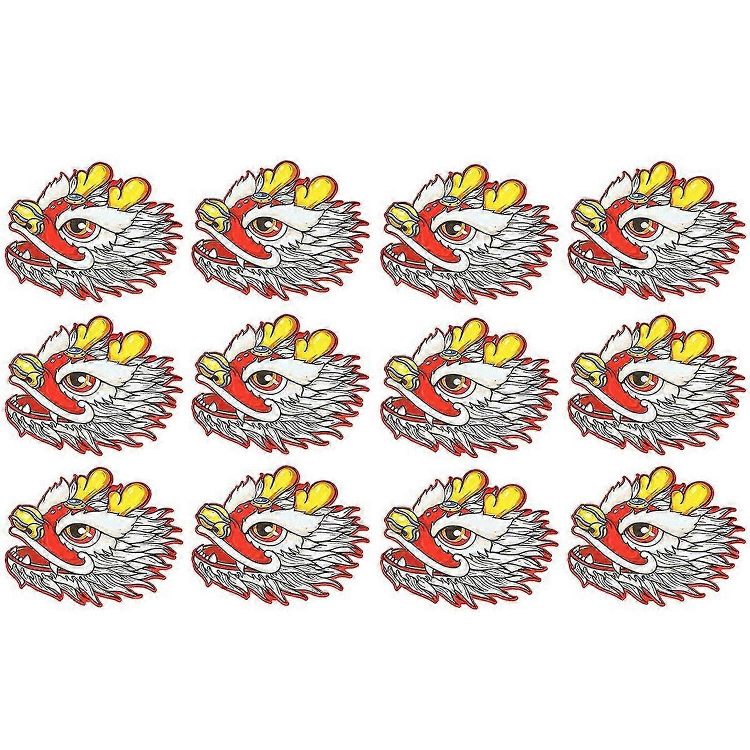 12Pcs Red Envelopes Folding Red Envelope Lucky Money Envelope