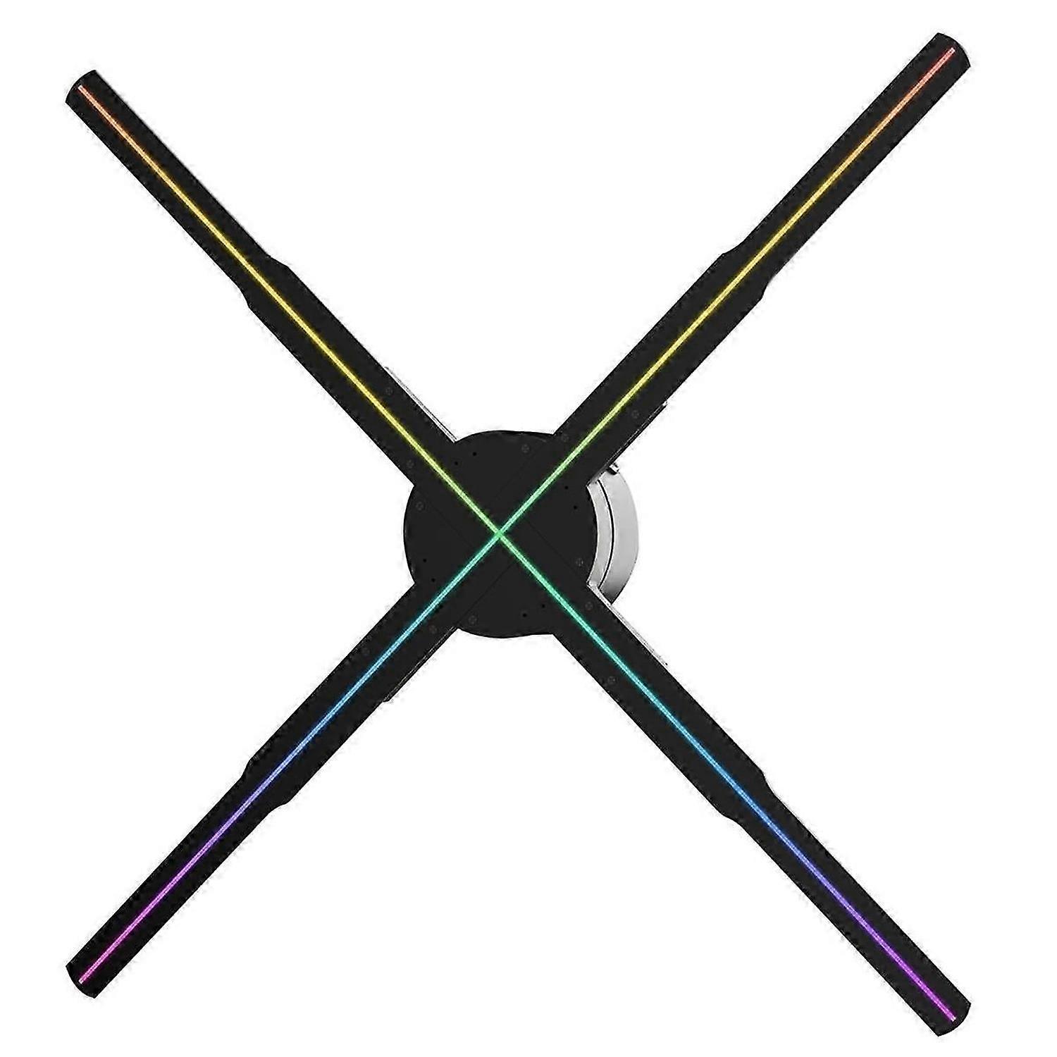 WiFi 3D Holographic Projector 678LED 56cm APP Control Holographic Player for ImageVideo Store Advertising Display EUPlug