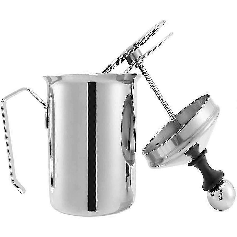 400 مل من الفولاذ المقاوم للصدأ رغوة الحليب ، رغوة كريم القهوة الفاخرة DIY ، أداة مطبخ كريم الحليب