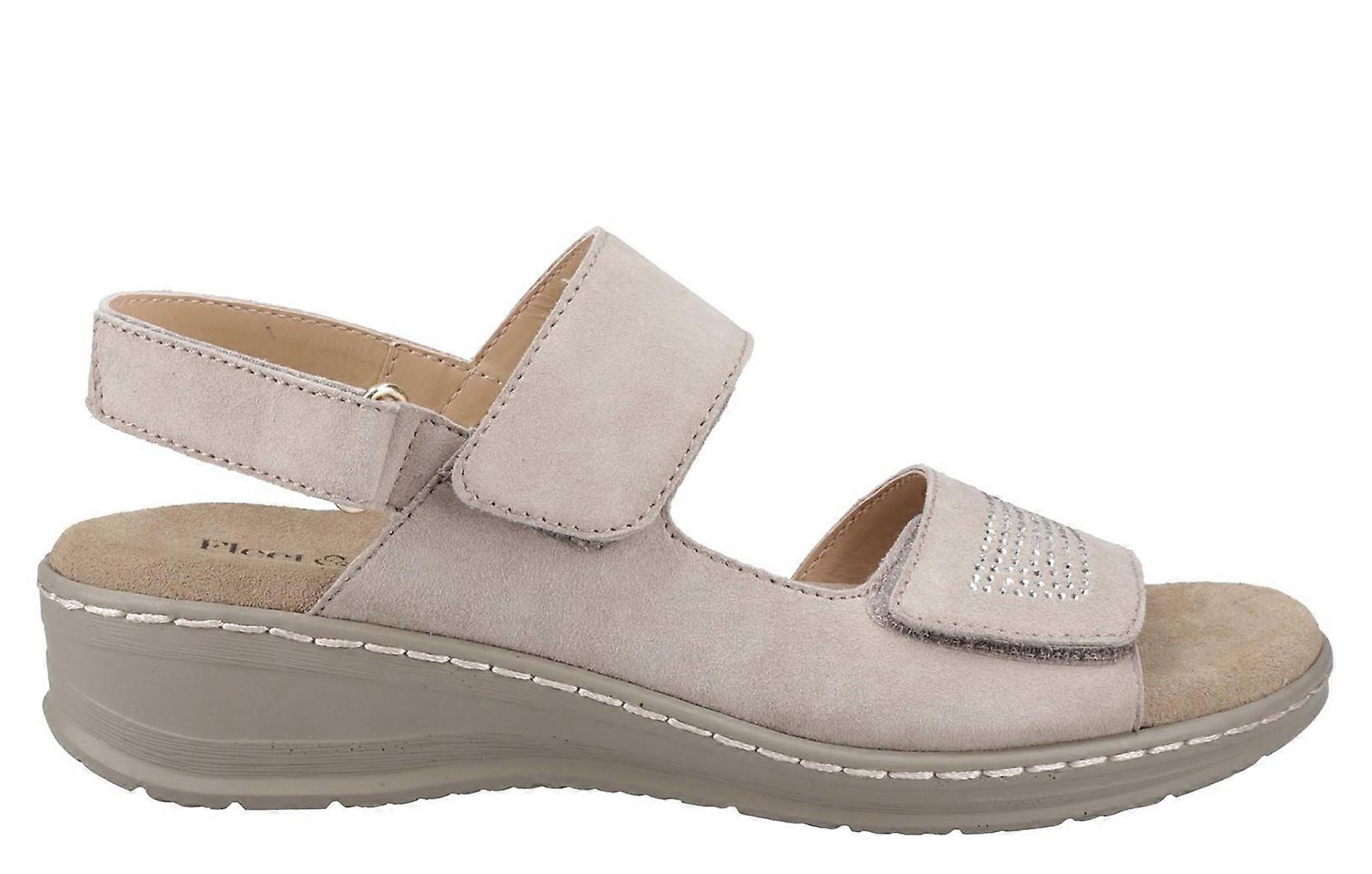 Fleet & Foster Bernice Leather Sandals Taupe