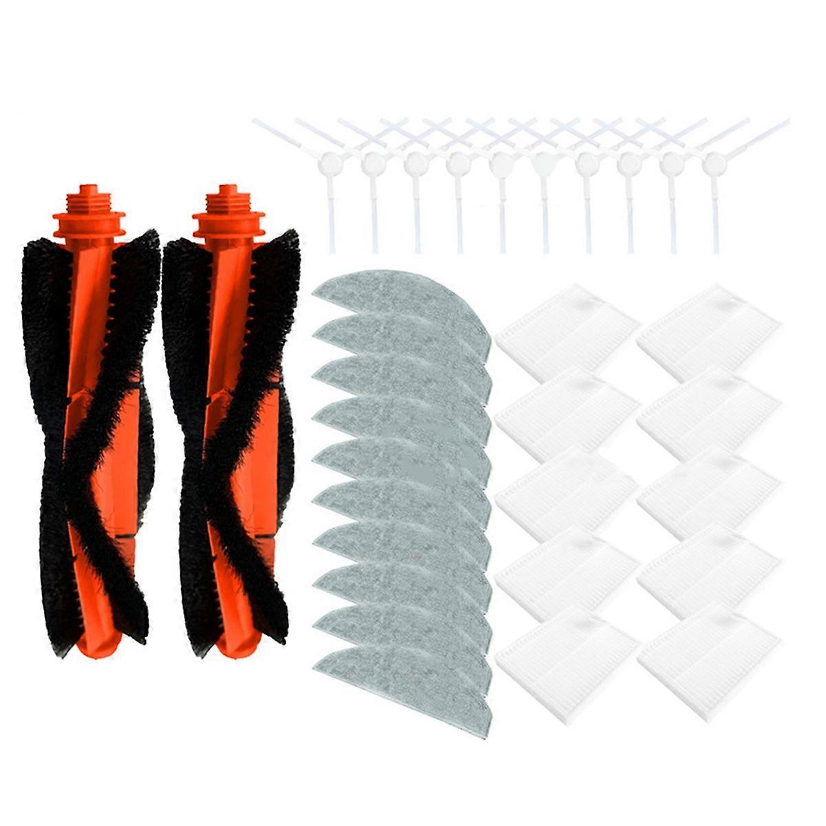 Fit for 3C Plus / 3C Pro / C103 Robot Vacuum Replacement Accessories Parts Main Brush Hepa Filter M