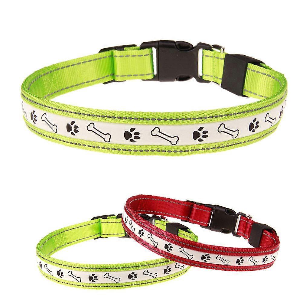 LED Pet Collar Bone and Footprint Design Charging Light