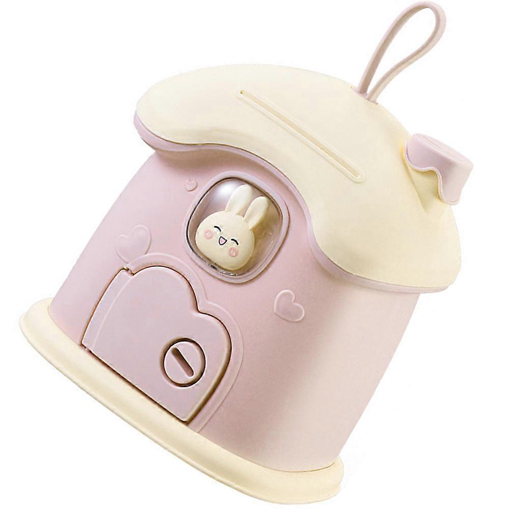 Money Jar Mushroom House Piggy Bank for Storage 2Pcs Cute Saving Box