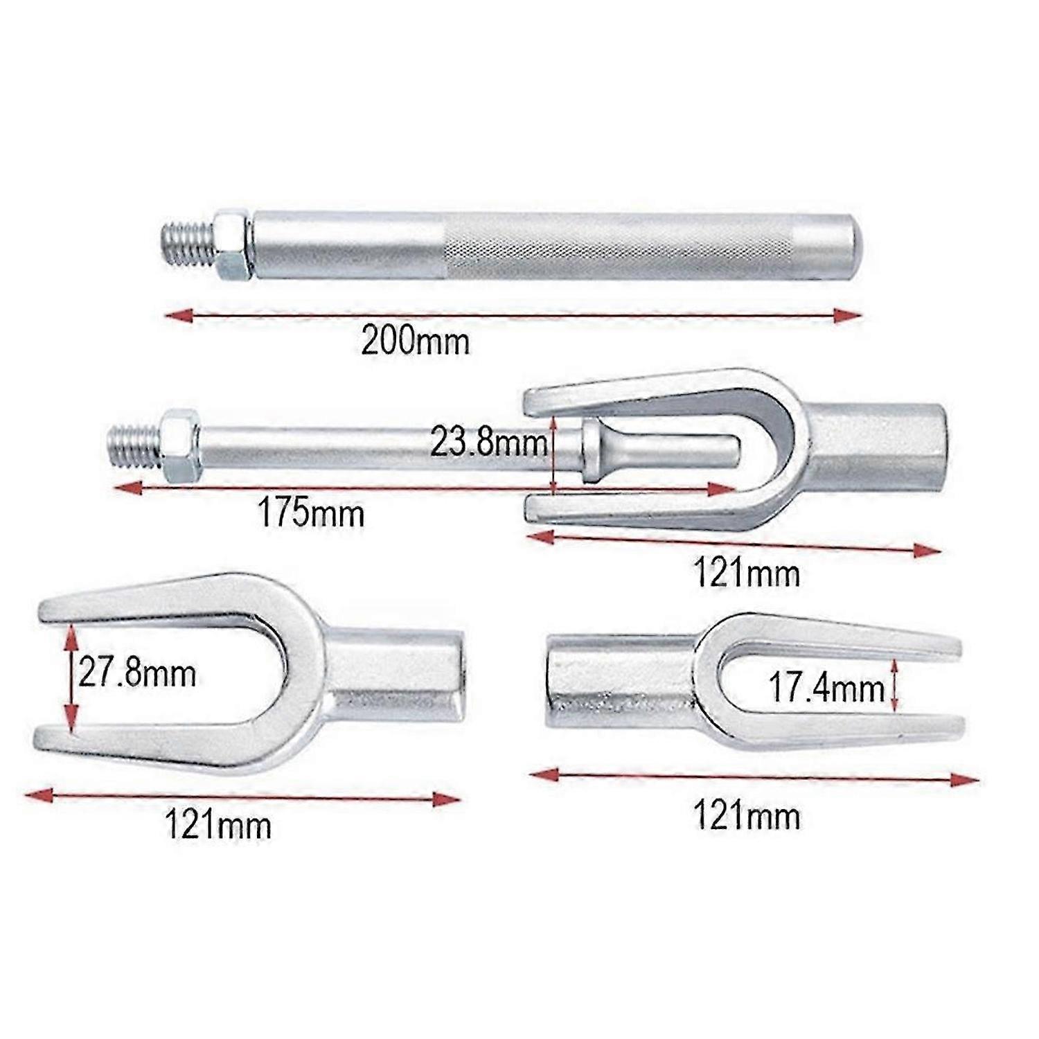 5pcs New Fork Type Pry Bar Tool Ball Joint Remover