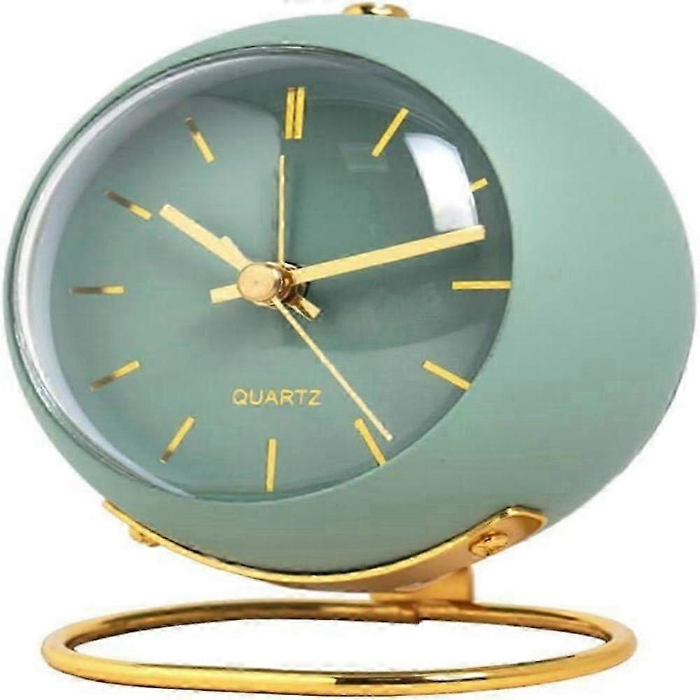 Retro Silent Alarm Clock with Luminous Pointer