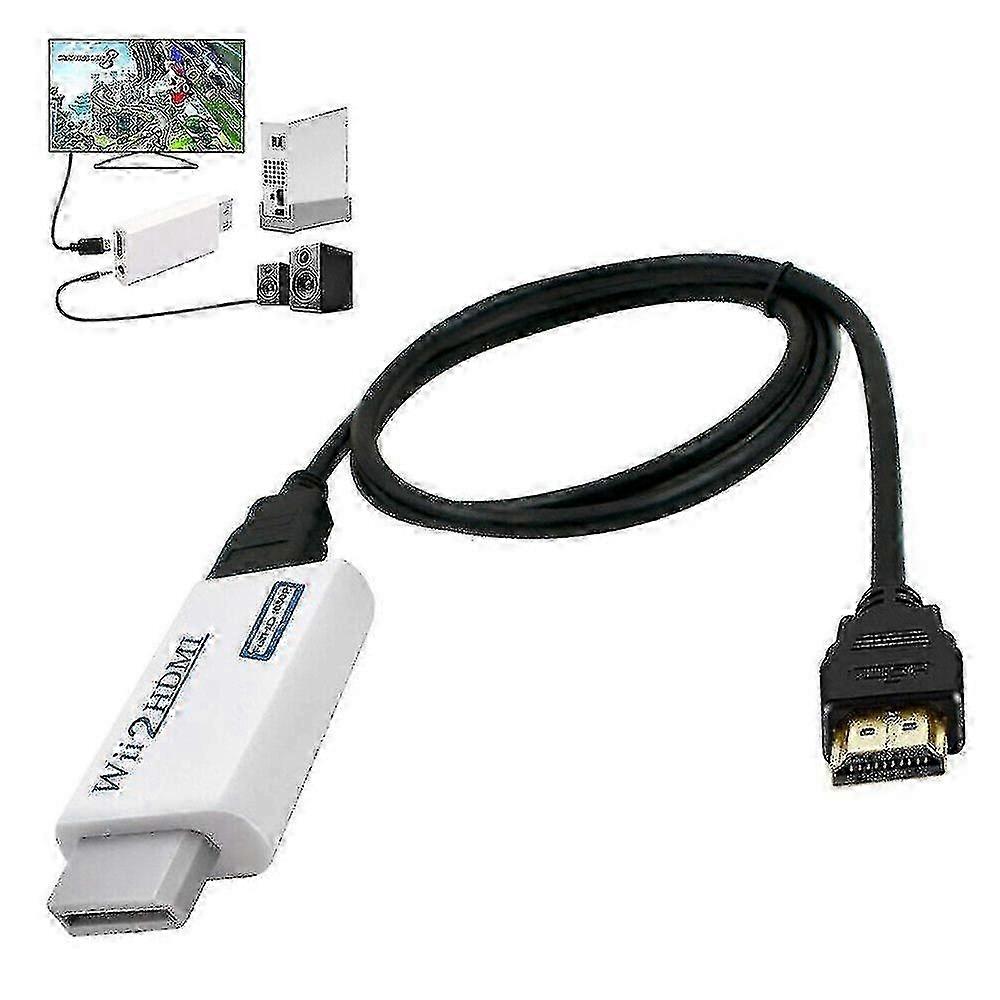 Wii to HDMI converter adapter with 1.5m high-speed conversion cable P20250110413-2025-ss