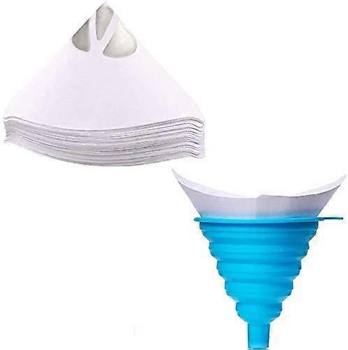 Paint Strainers 100 Pack Disposable Paper Sieves With Silicone Filter For Car Paint