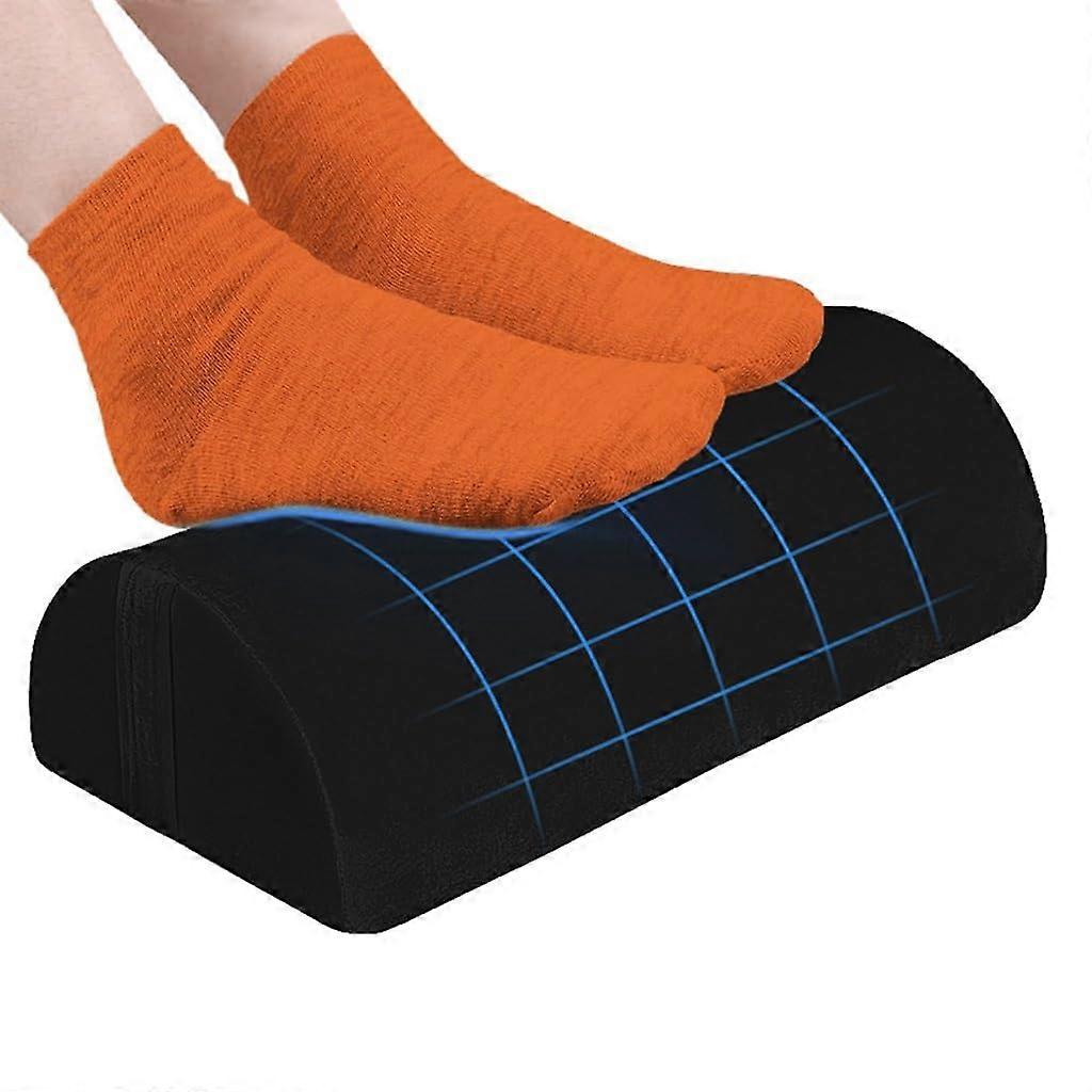 Foot Rest Memory Foam Under Desk Foot Stool For Office Work Gaming Computer Home Office Relieves Leg And Foot Pain