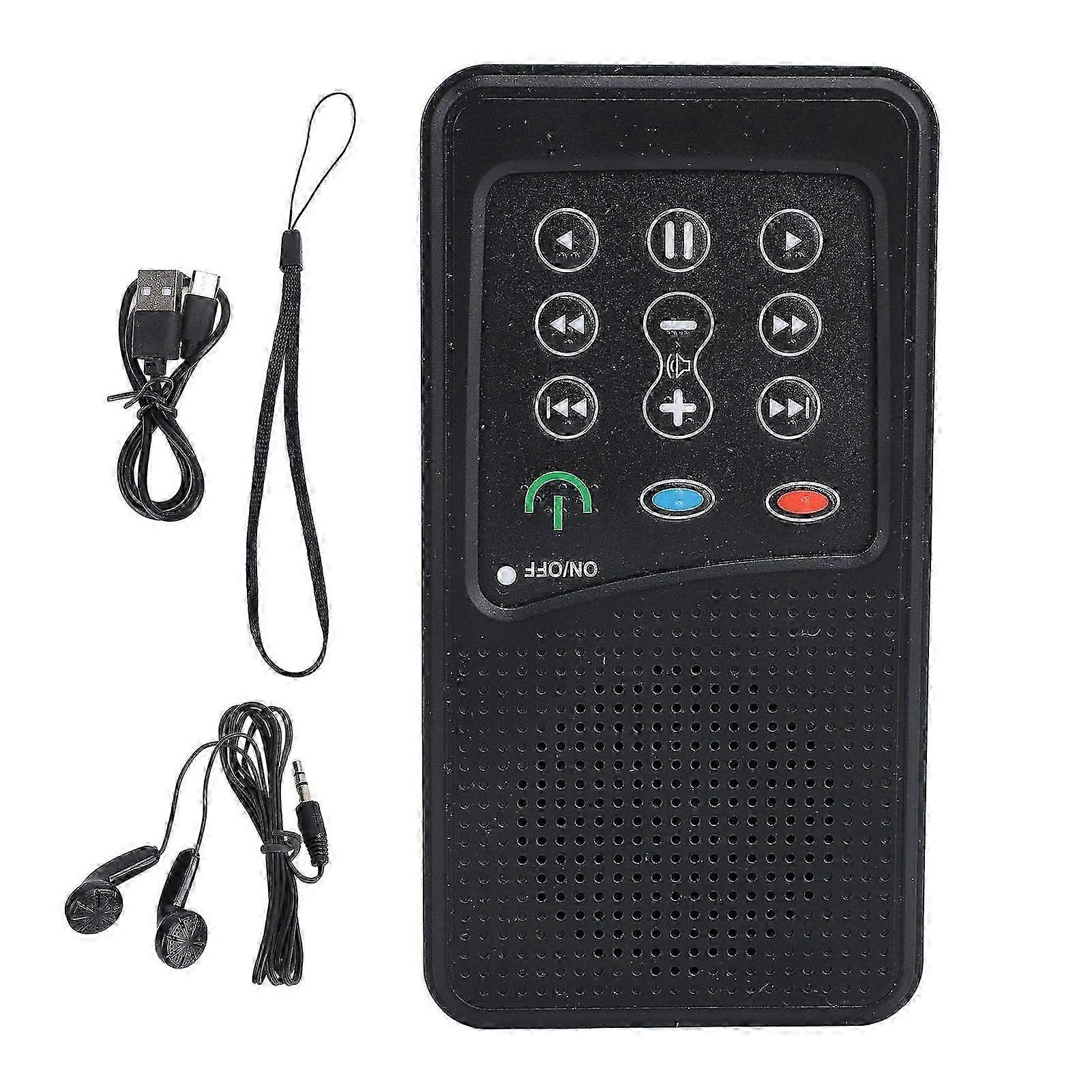 Scripture Audiobook Player Solar Powered Portable Electronic Sound Scripture Reader with 4G Capacity for Home Outdoor German, World English, 288 Hymn