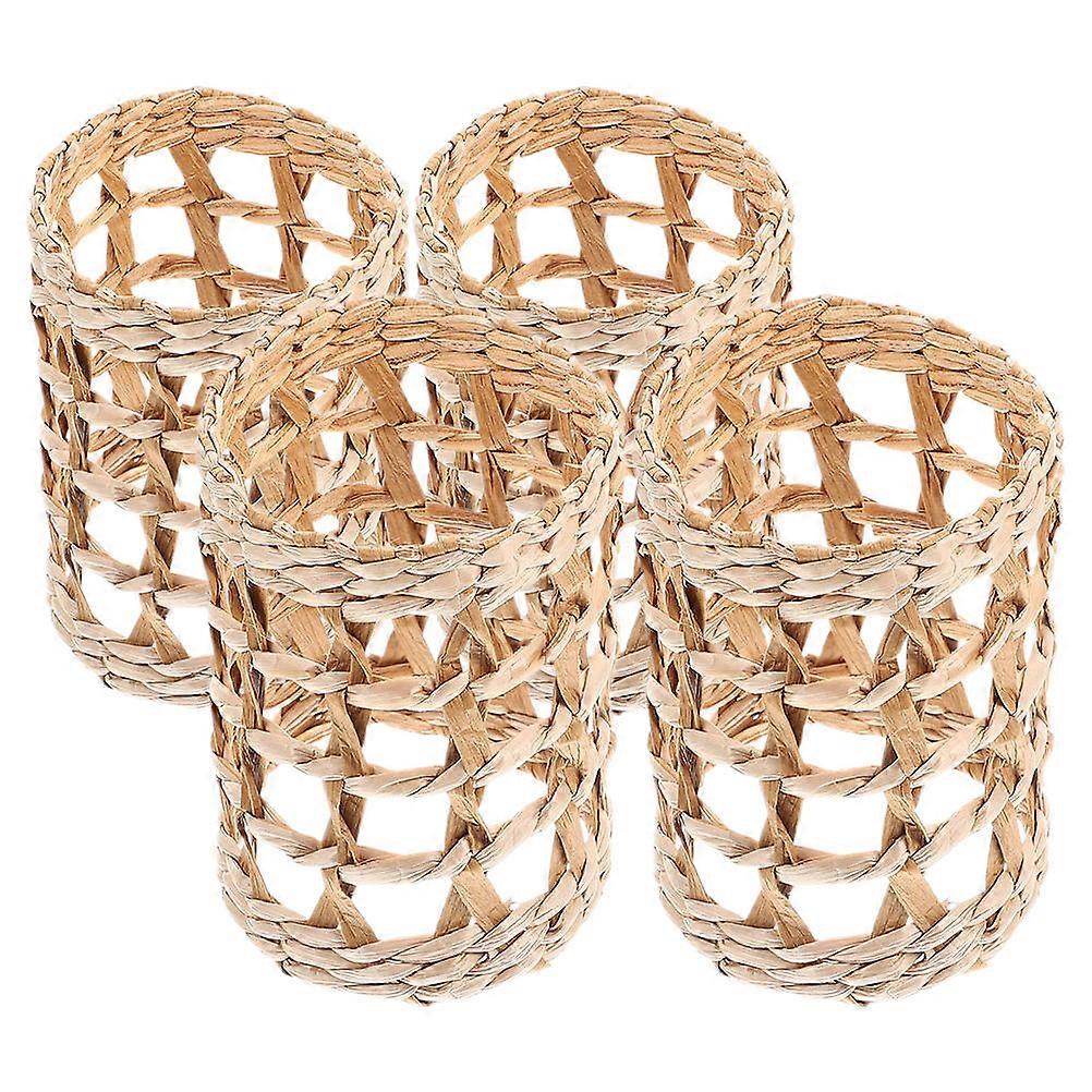 Handwoven Straw Bottle Covers for Lotion Bottles 20Pcs