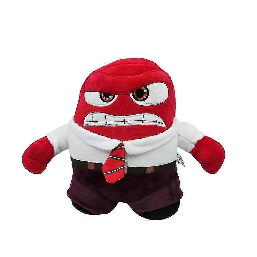 Inside Out Character Plush Toys - Anger, Sadness, Joy Soft Stuffed Dolls for Kids