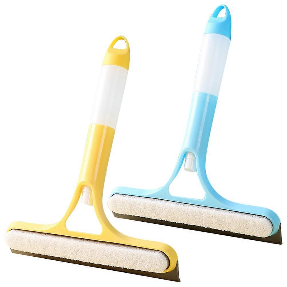 Window Squeegee Glass Cleaner for Cleaning 2Pcs with Spray Bottle Accessory