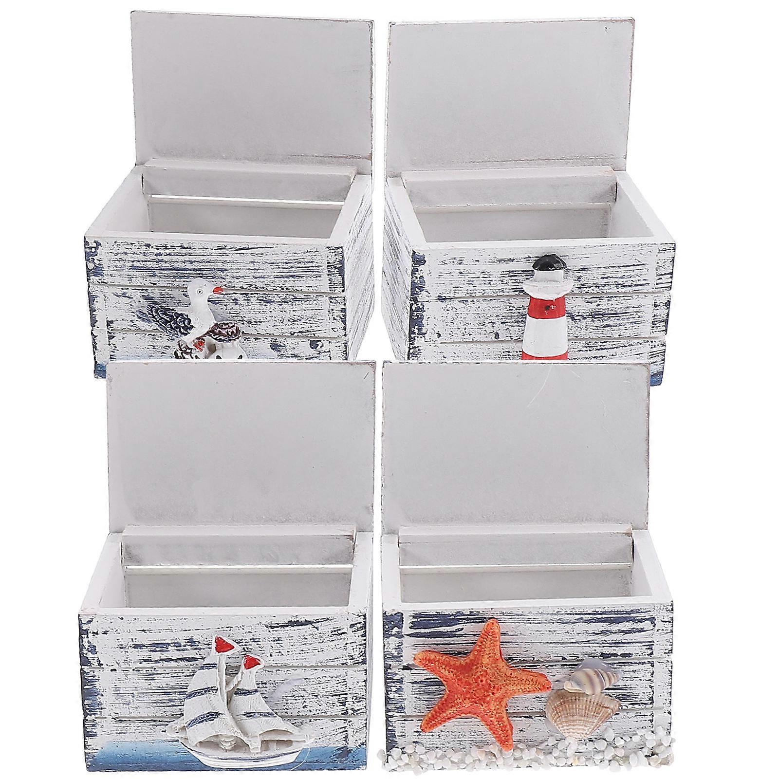 Chic Assorted Color Jewelry Storage Box 16 Pcs Rectangular Keepsake Box Ideal for Home Use