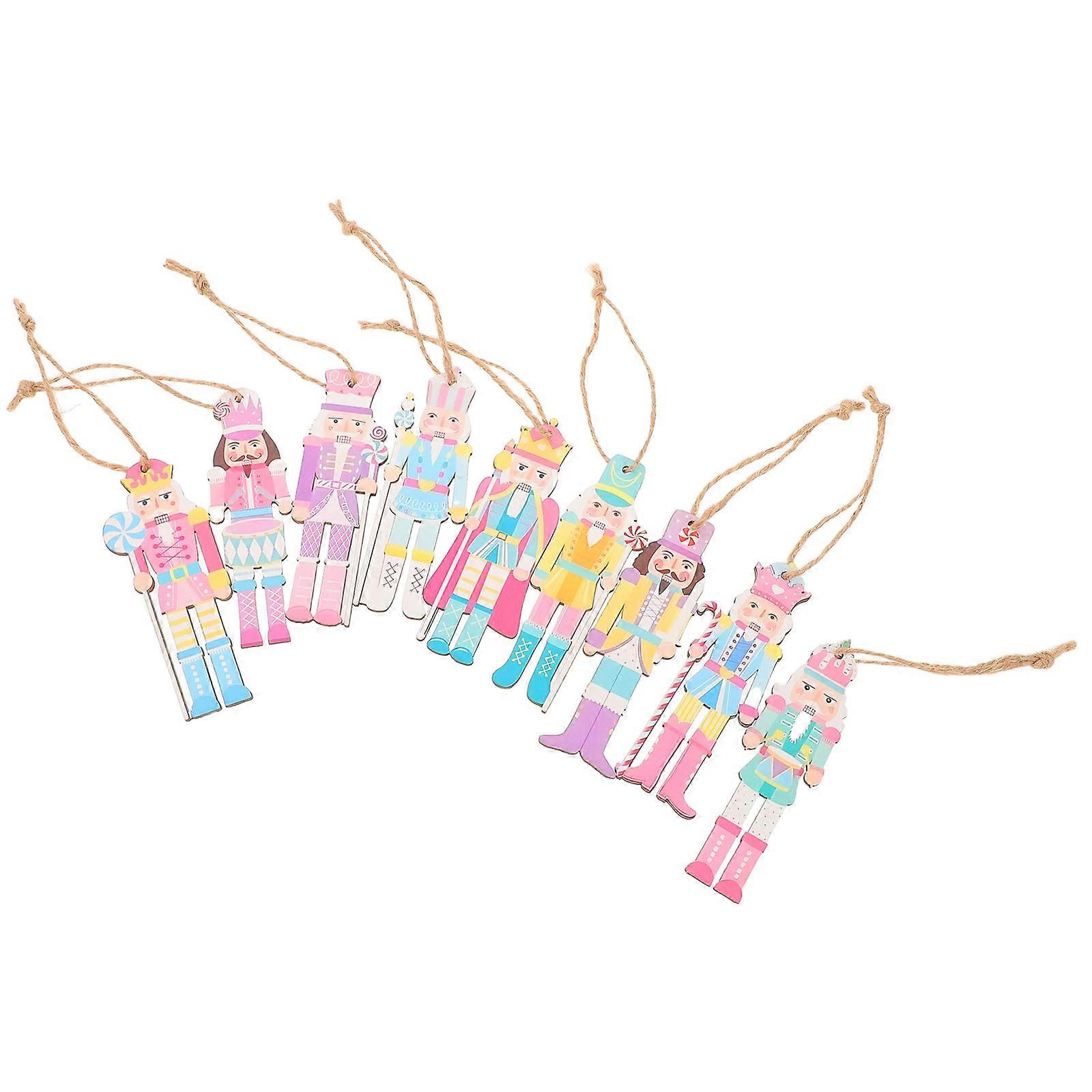 Assorted Color Nutcracker Christmas Ornaments for Tree Hanging 108Pcs