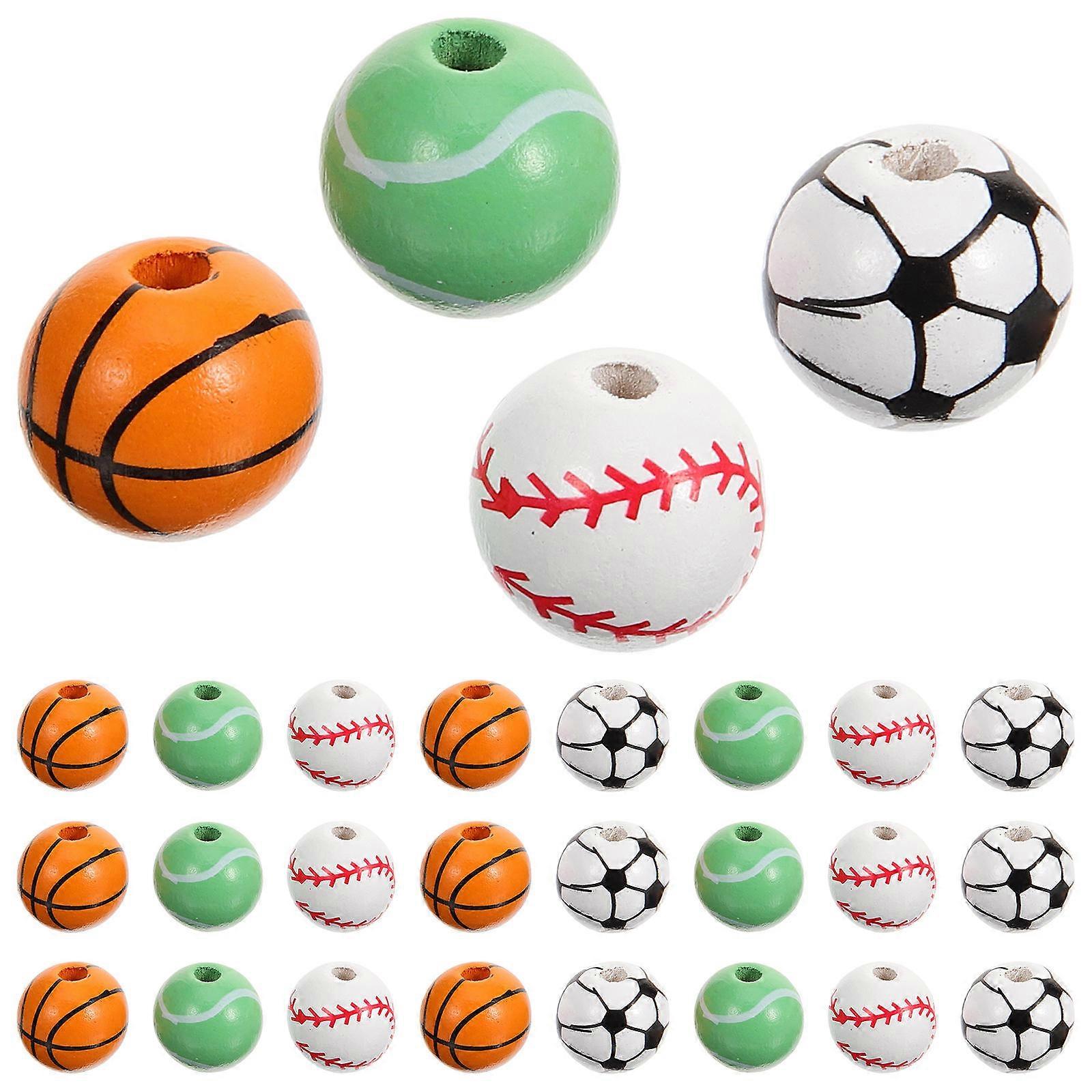 Wood Spacer Beads for Bracelet Making 80Pcs Assorted Color DIY Beads