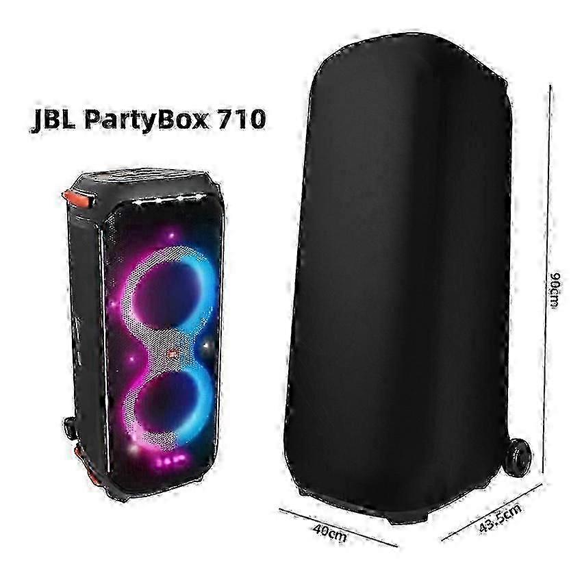 JBL PartyBox 710 Speaker Dust Cover - Waterproof Protective Stretch Cover with Elastic Band (90x43.5x40cm)