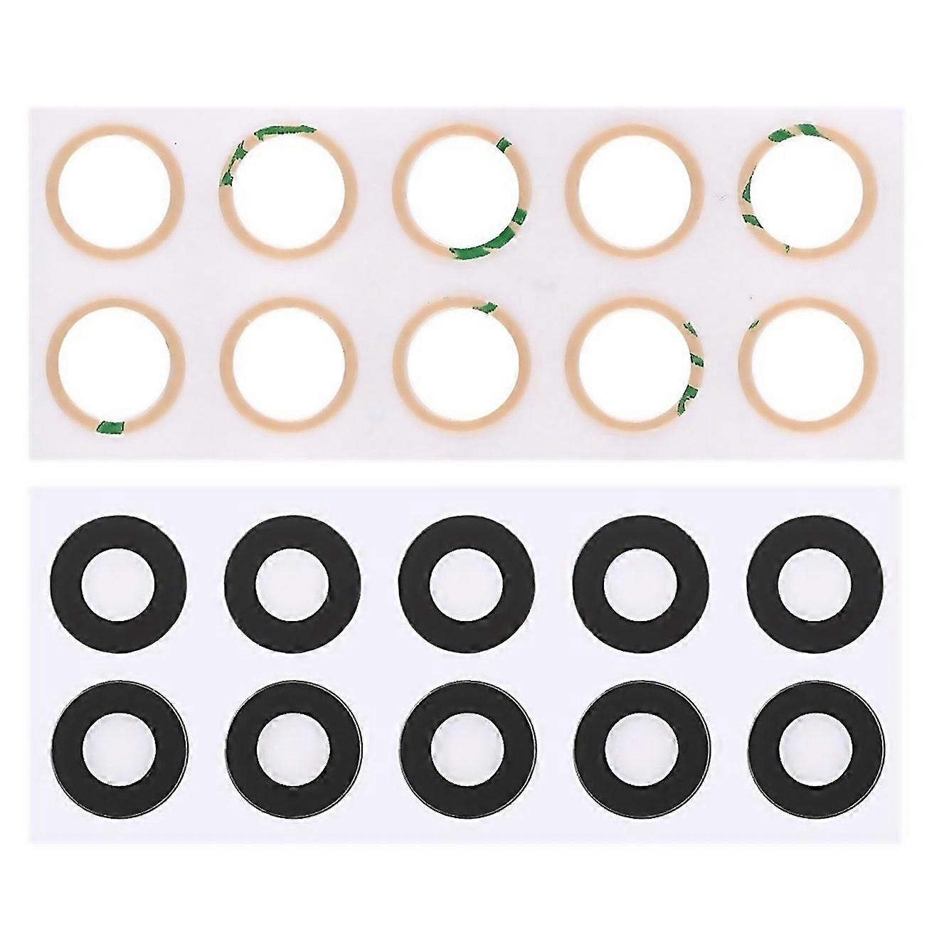 For 10 Pcs Back Camera Lens With Sticker For Google Pixel 2