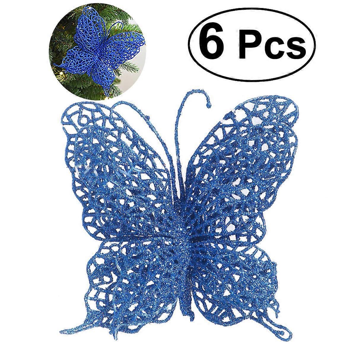 Blue Christmas Tree Decorations Ornaments for Christmas 18Pcs Set