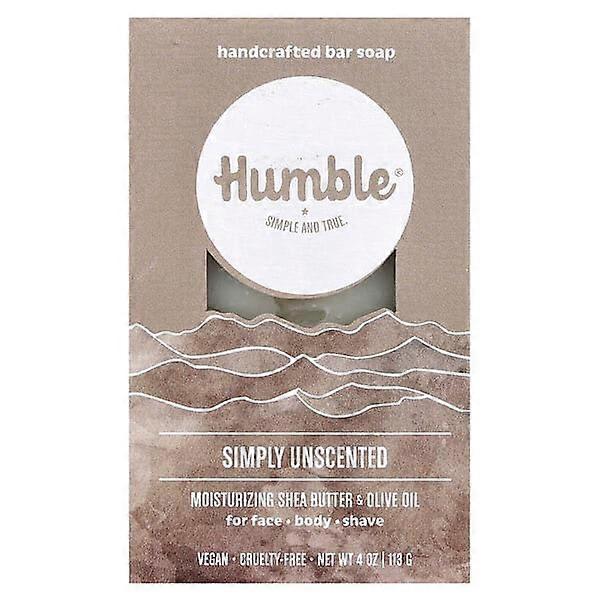 Humble Brands, Handcrafted Bar Soap, Unscented, 4 oz (113 g)