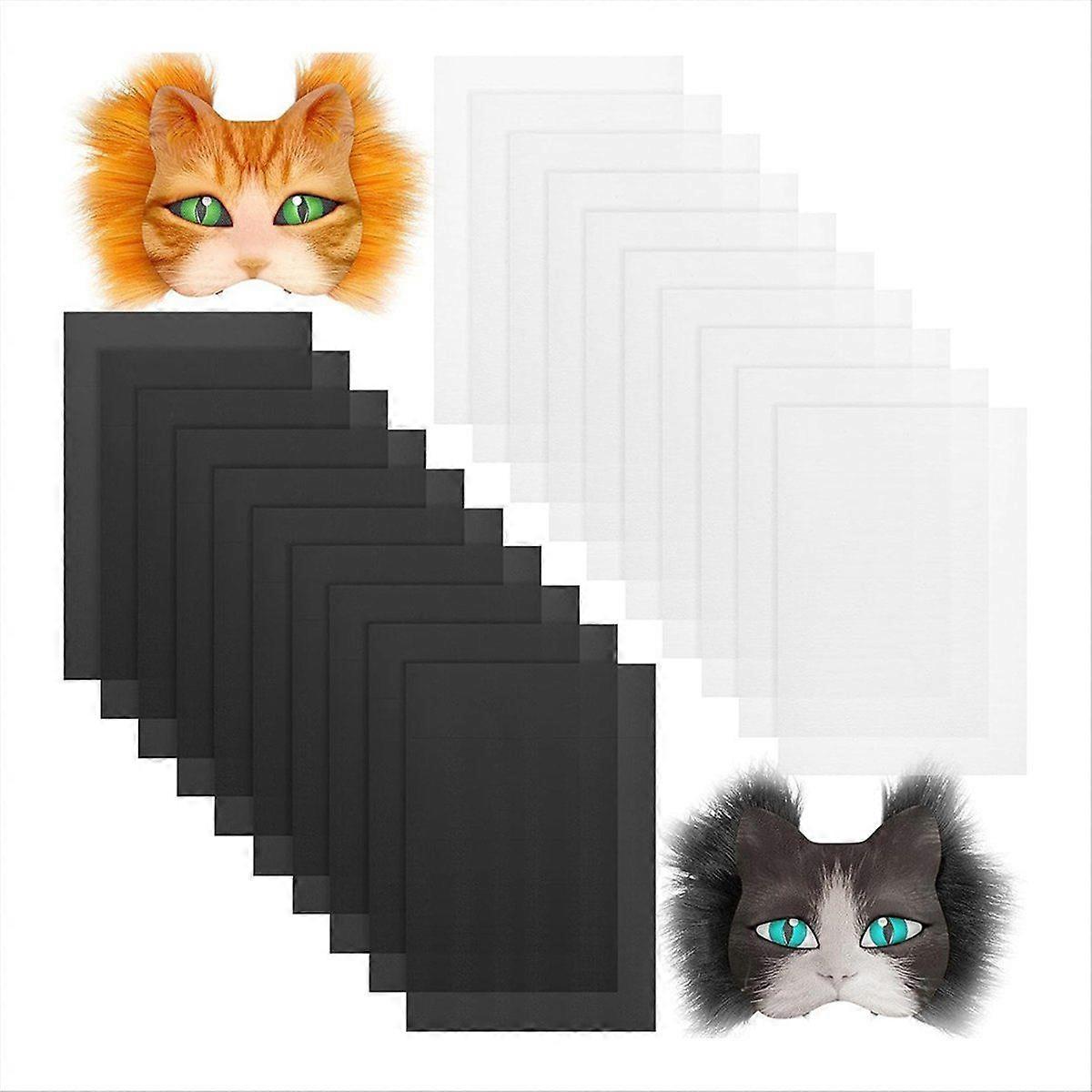 20pcs Plastic Mesh Fursuit Waterproof Printable Mesh Canvas Sheets